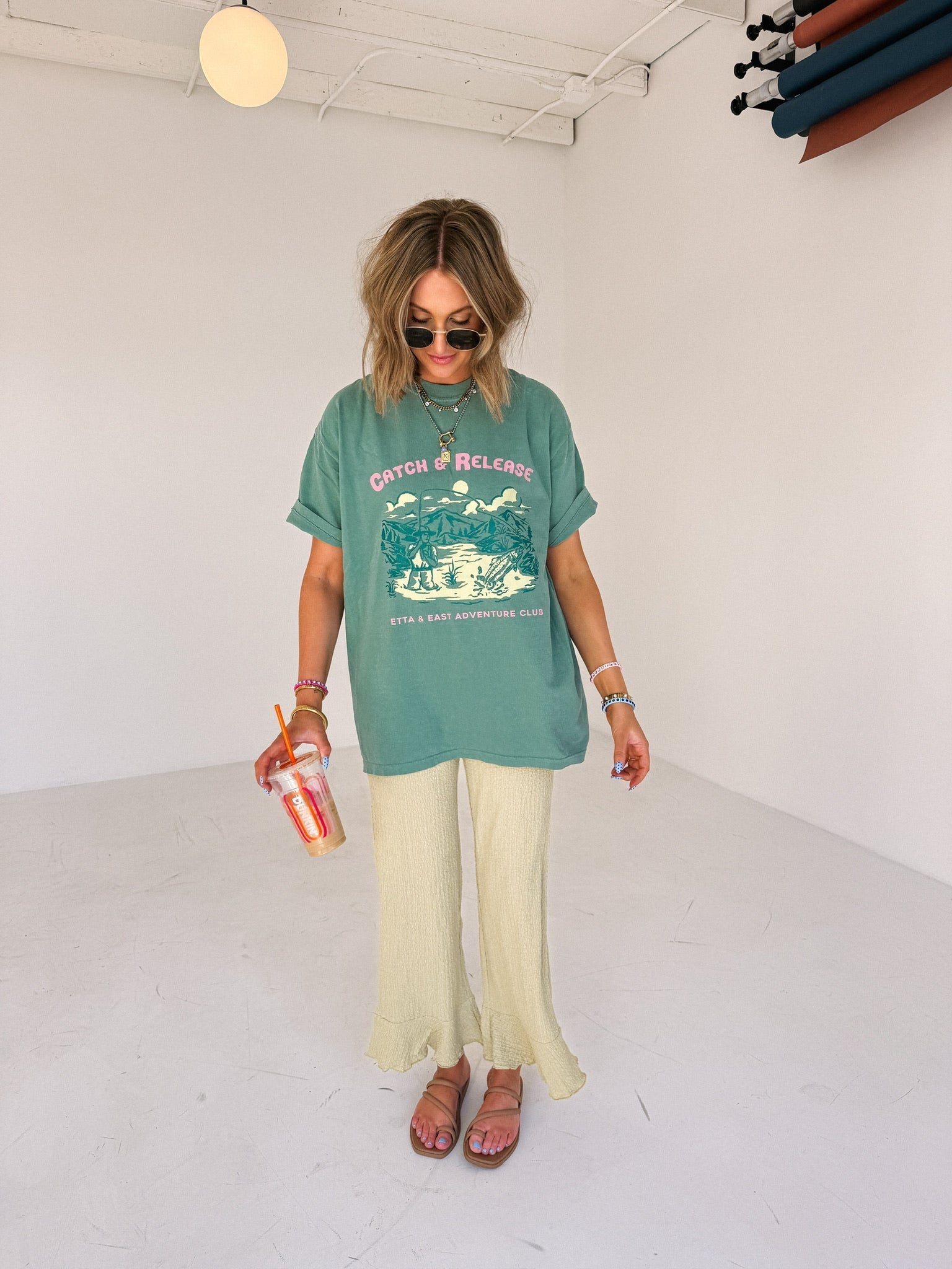 Catch and Release Graphic Tee - Green