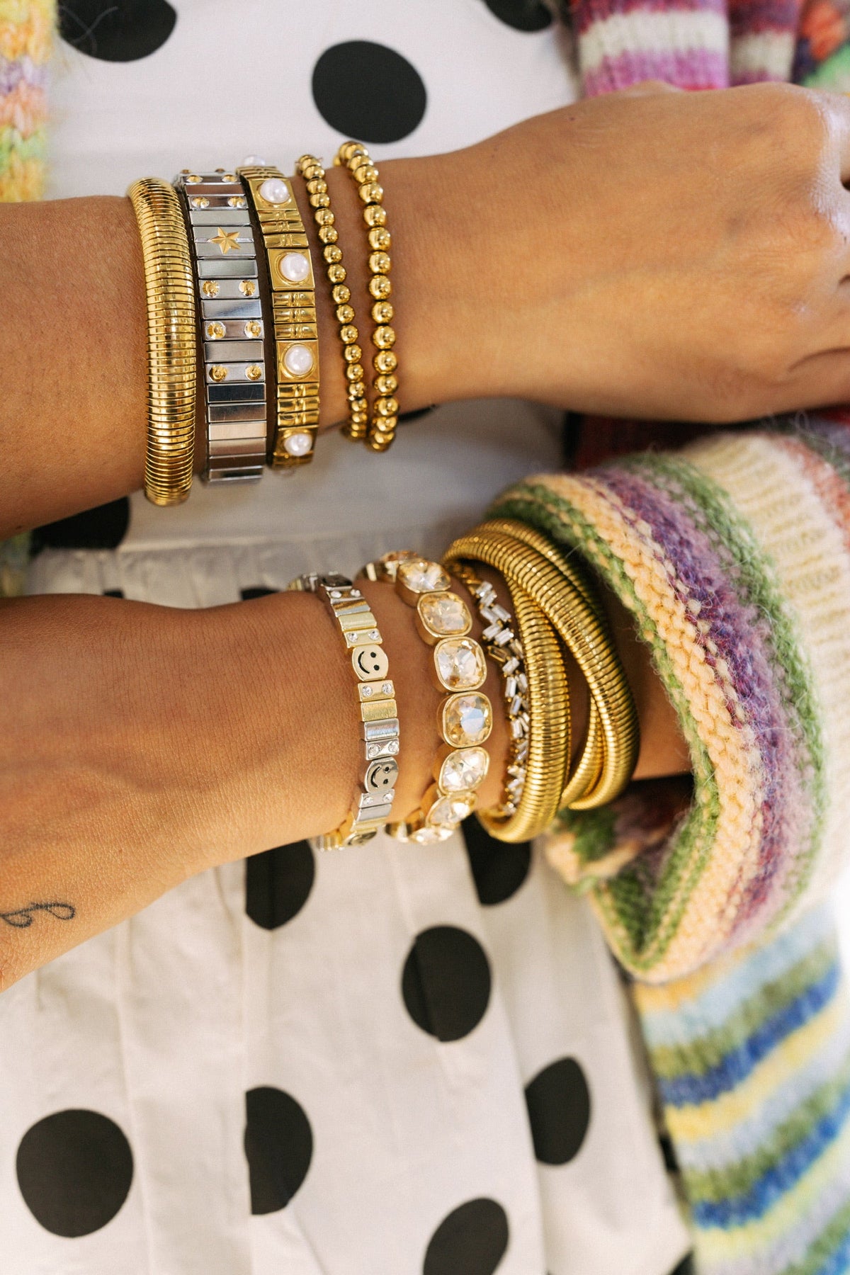 Lulu Stretch Bracelet - Smiley Face 2
