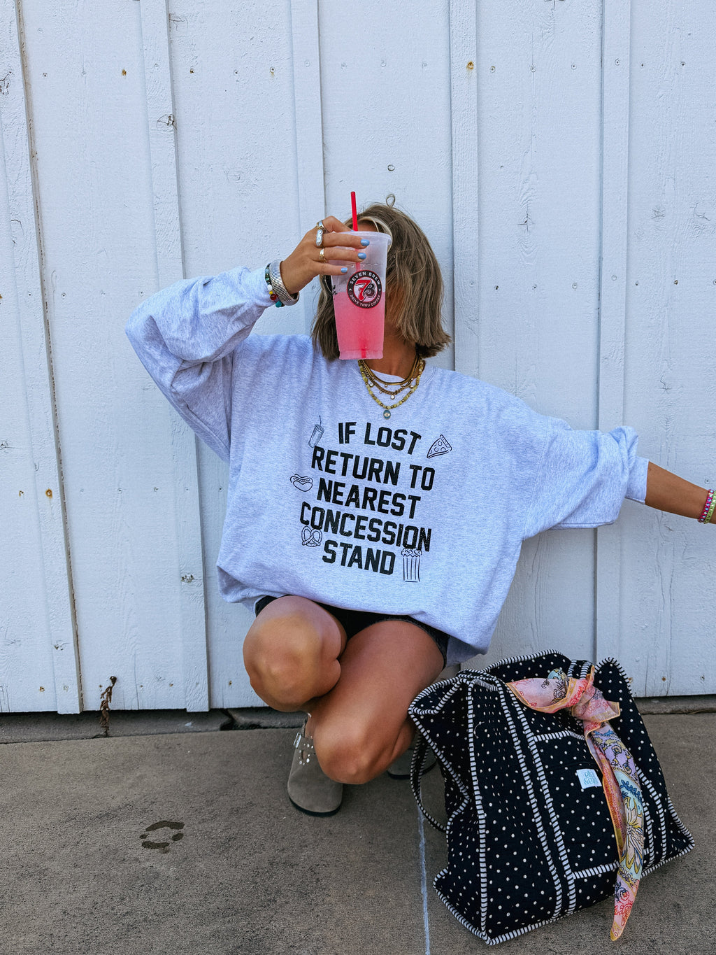 Concession Stand Sweatshirt - Ash