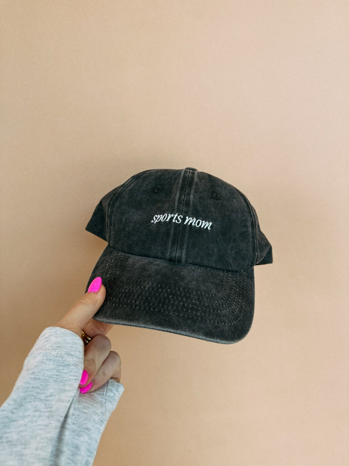 Sports Mom Dad Cap - Charcoal