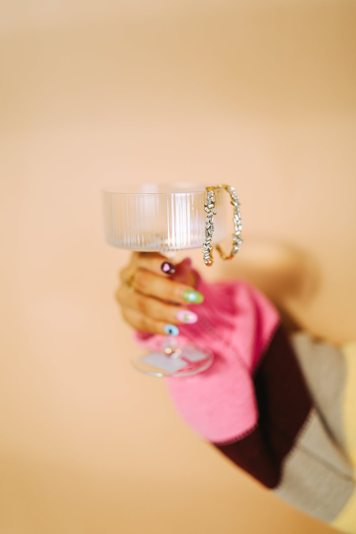 Bianca Crystal Cuff Bracelet