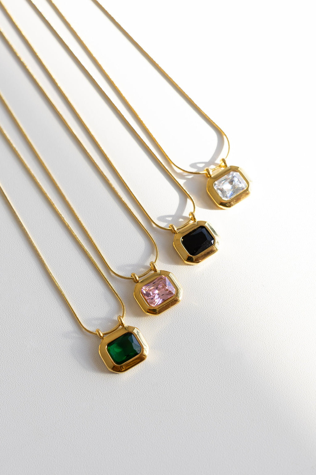 Annabeth Gemstone Necklace || Choose Color