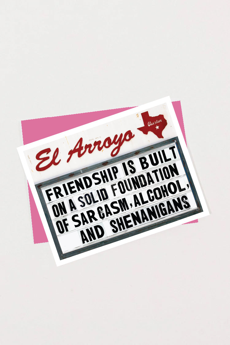 Greeting Card - SHENANIGANS - Blank Inside