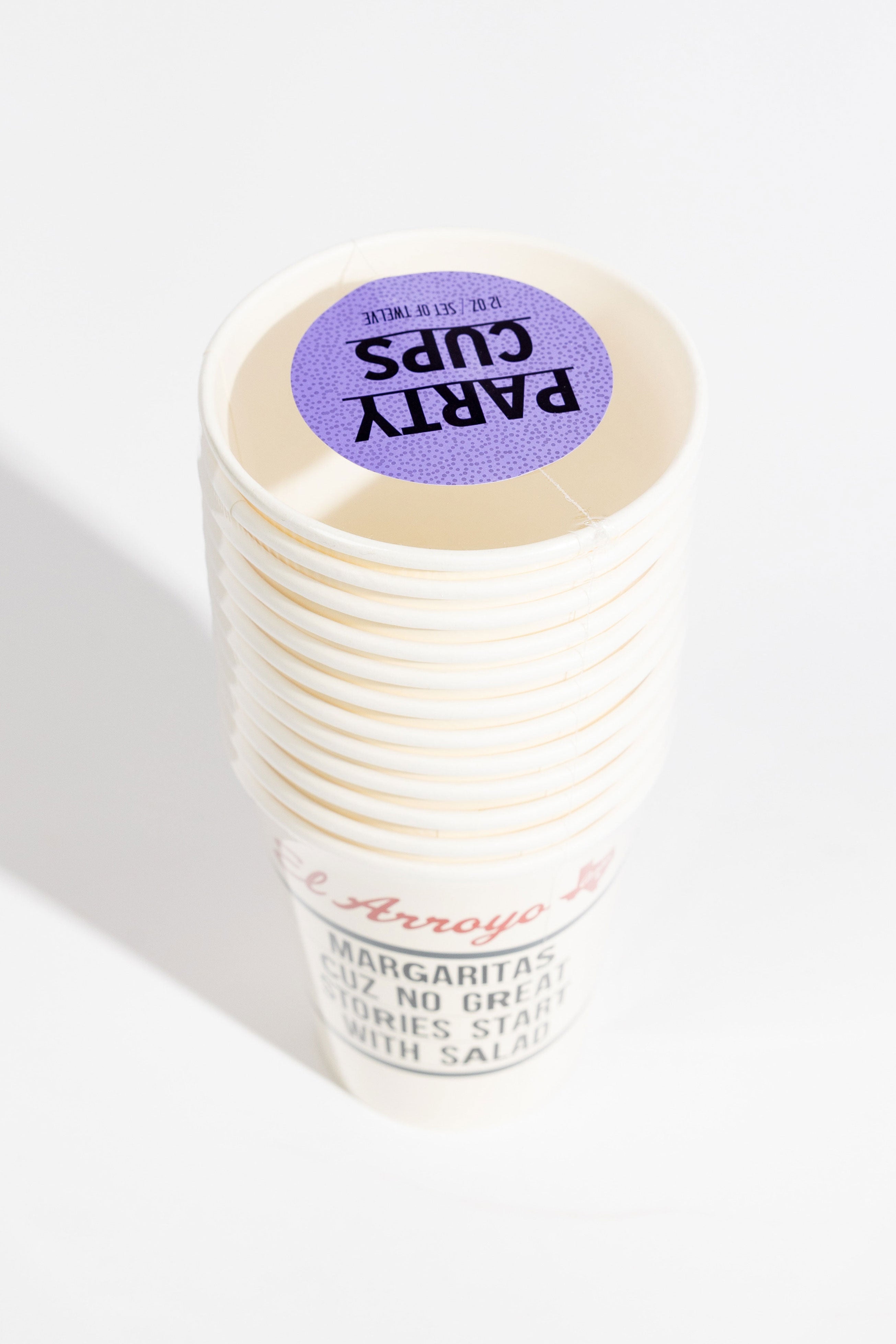 12 oz Party Cups (Pack of 12) - Salad Stories