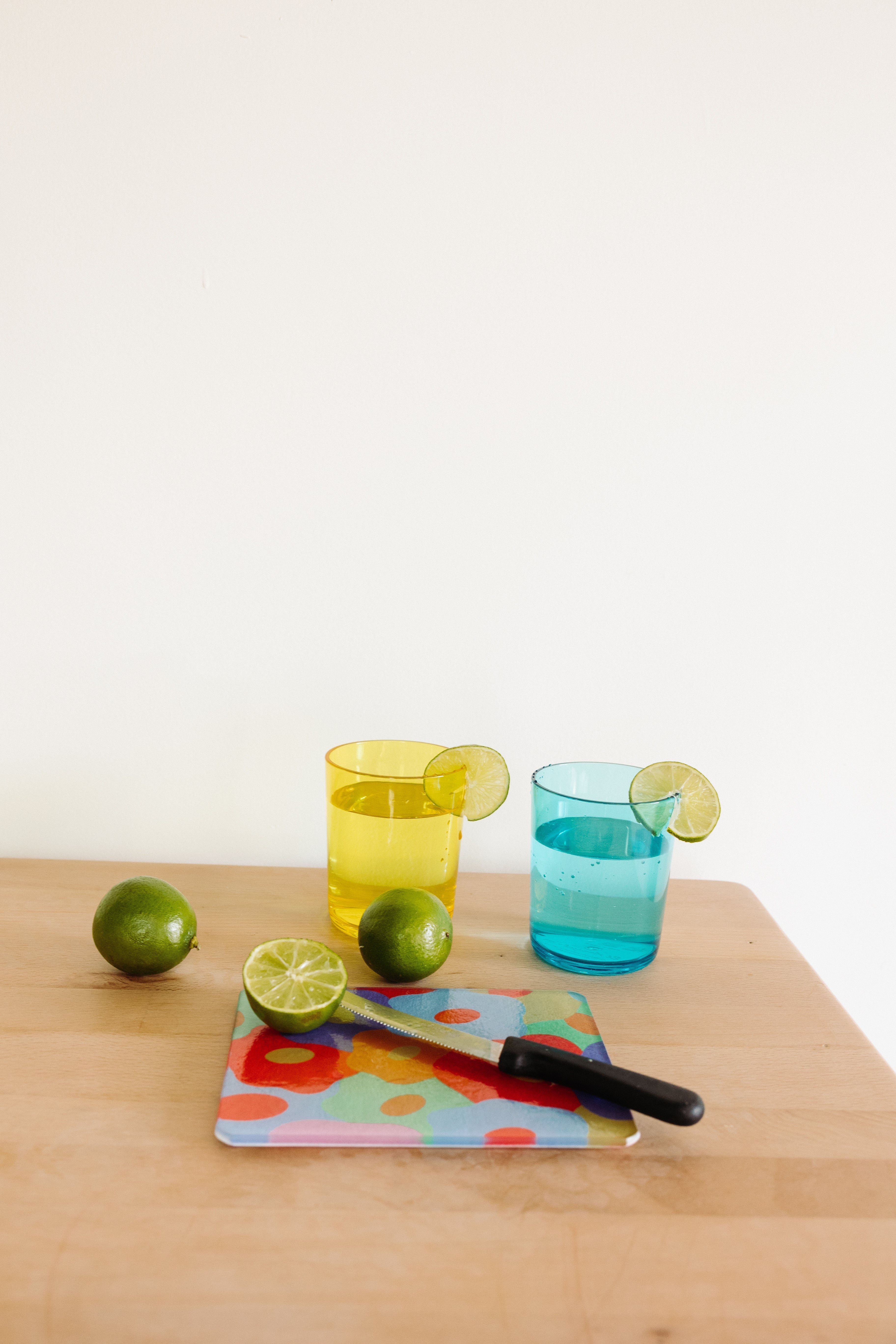 Mini Tempered Glass Cutting Board - Floral