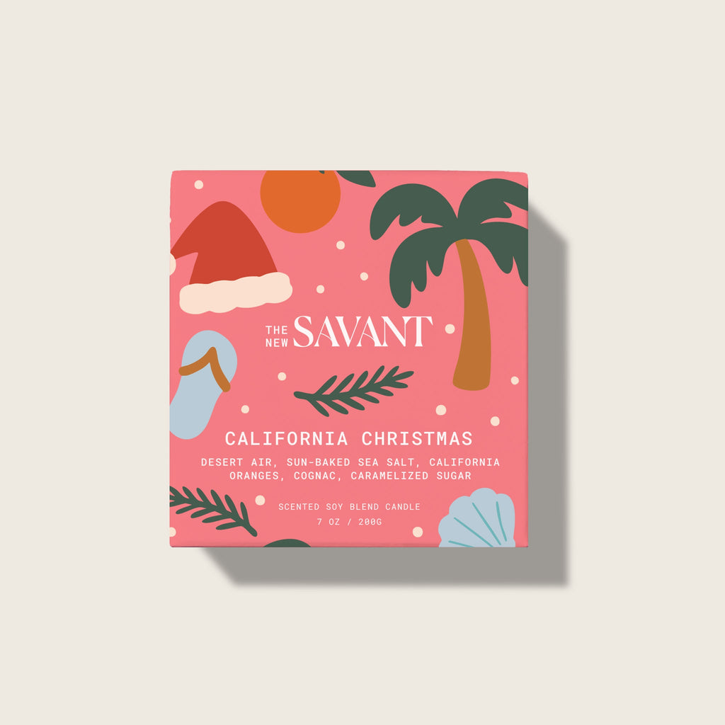 California Christmas Candle 7oz box