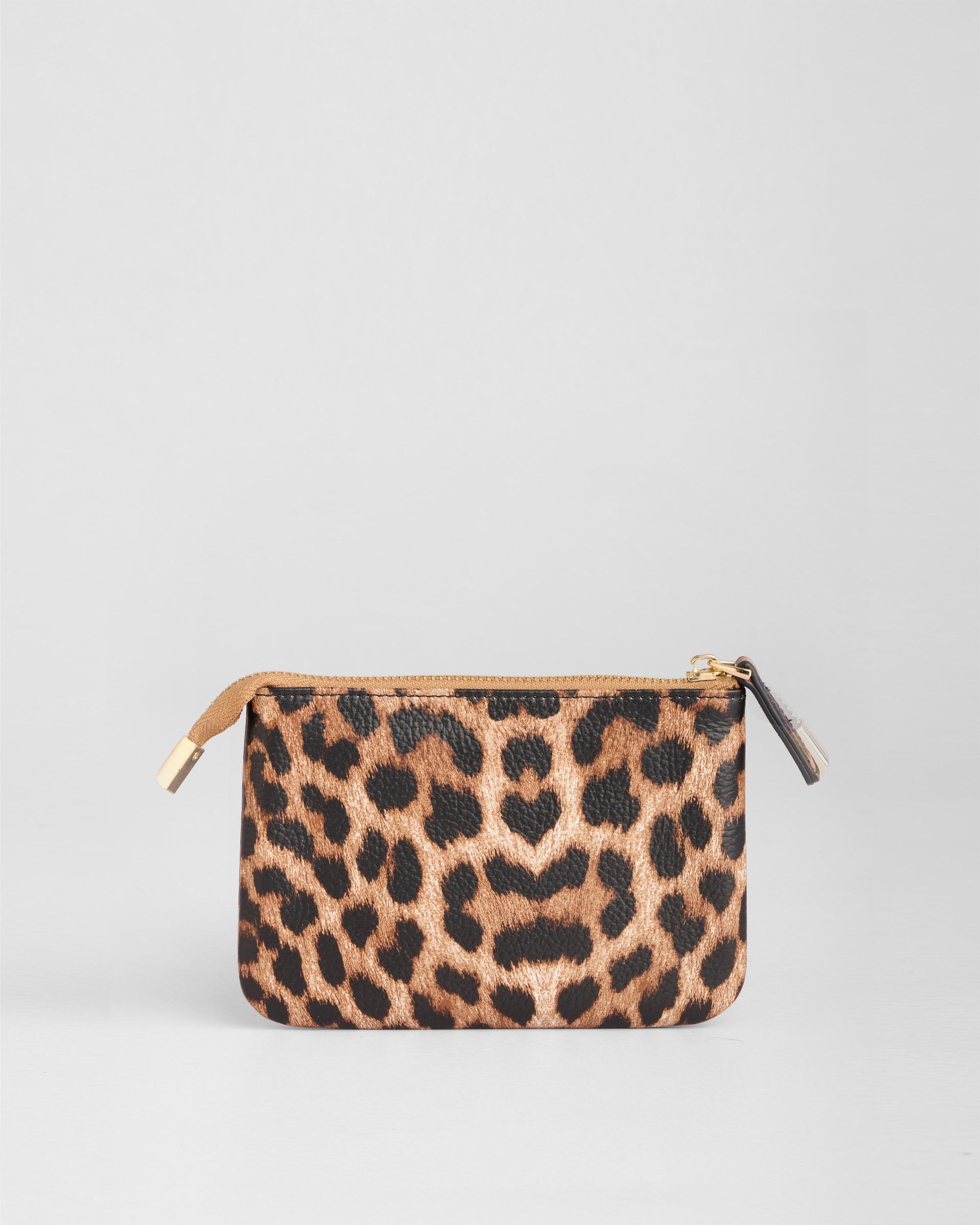 Chelsea Coin Purse Leopard Print Maple