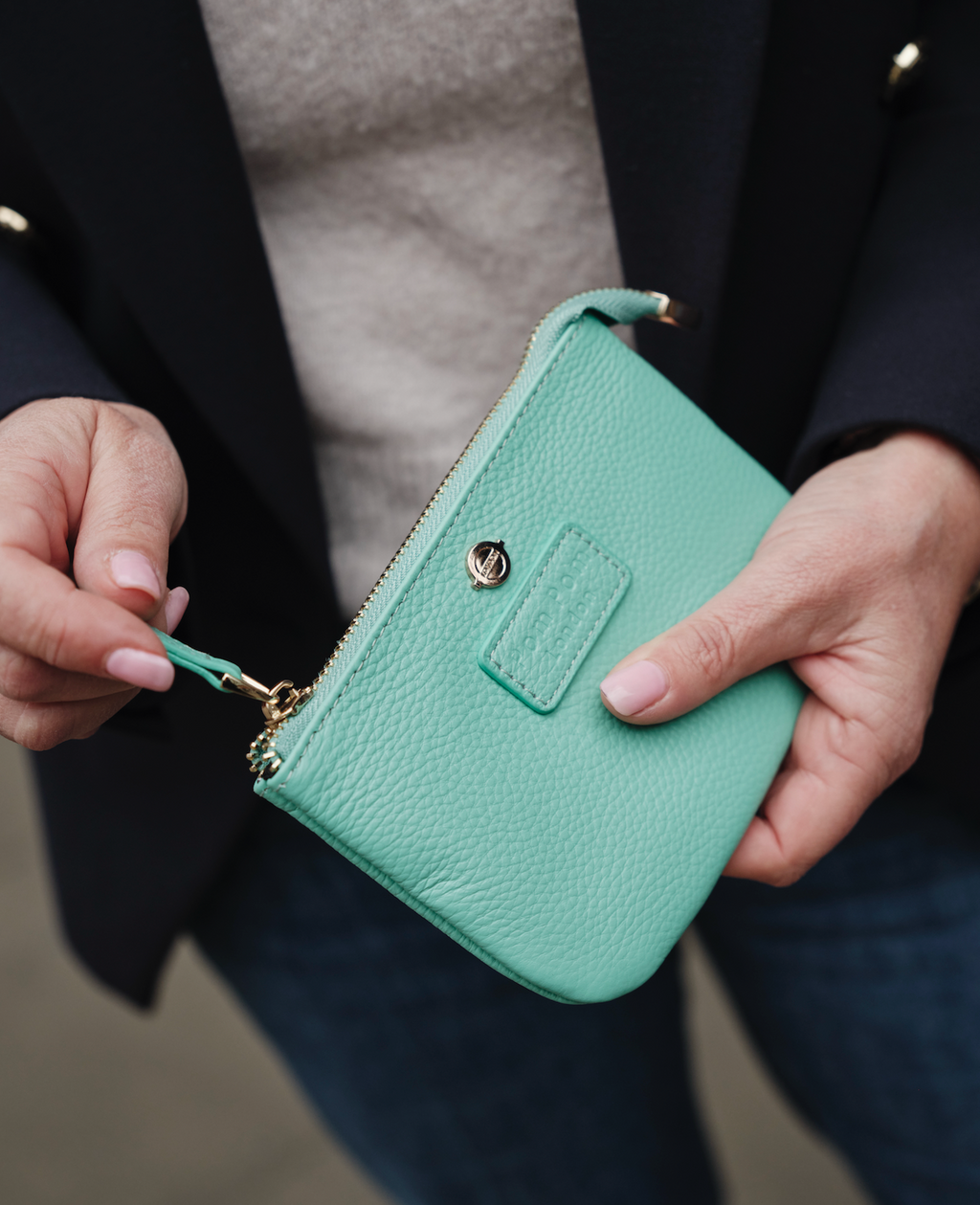 Chelsea Coin Purse Waterloo & City Line Turquoise