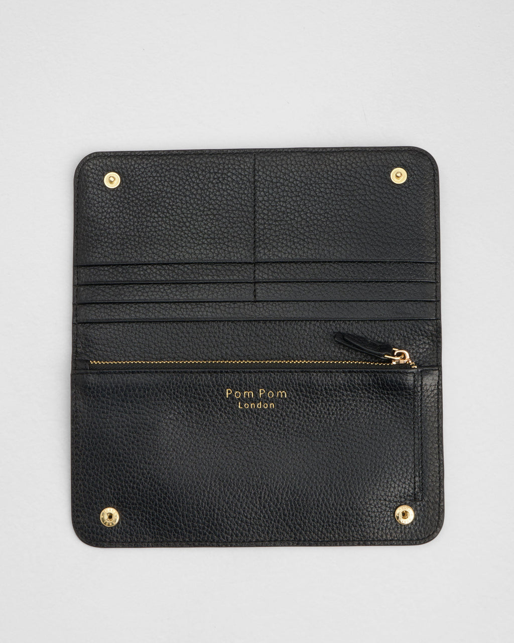 Chelsea Large Flat Wallet Black