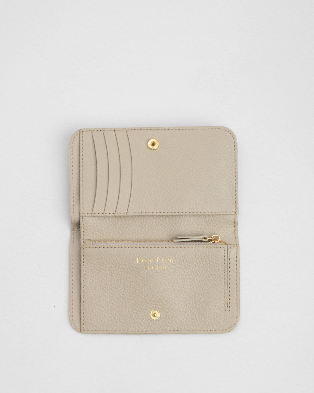 Chelsea Small Flat Wallet Stone