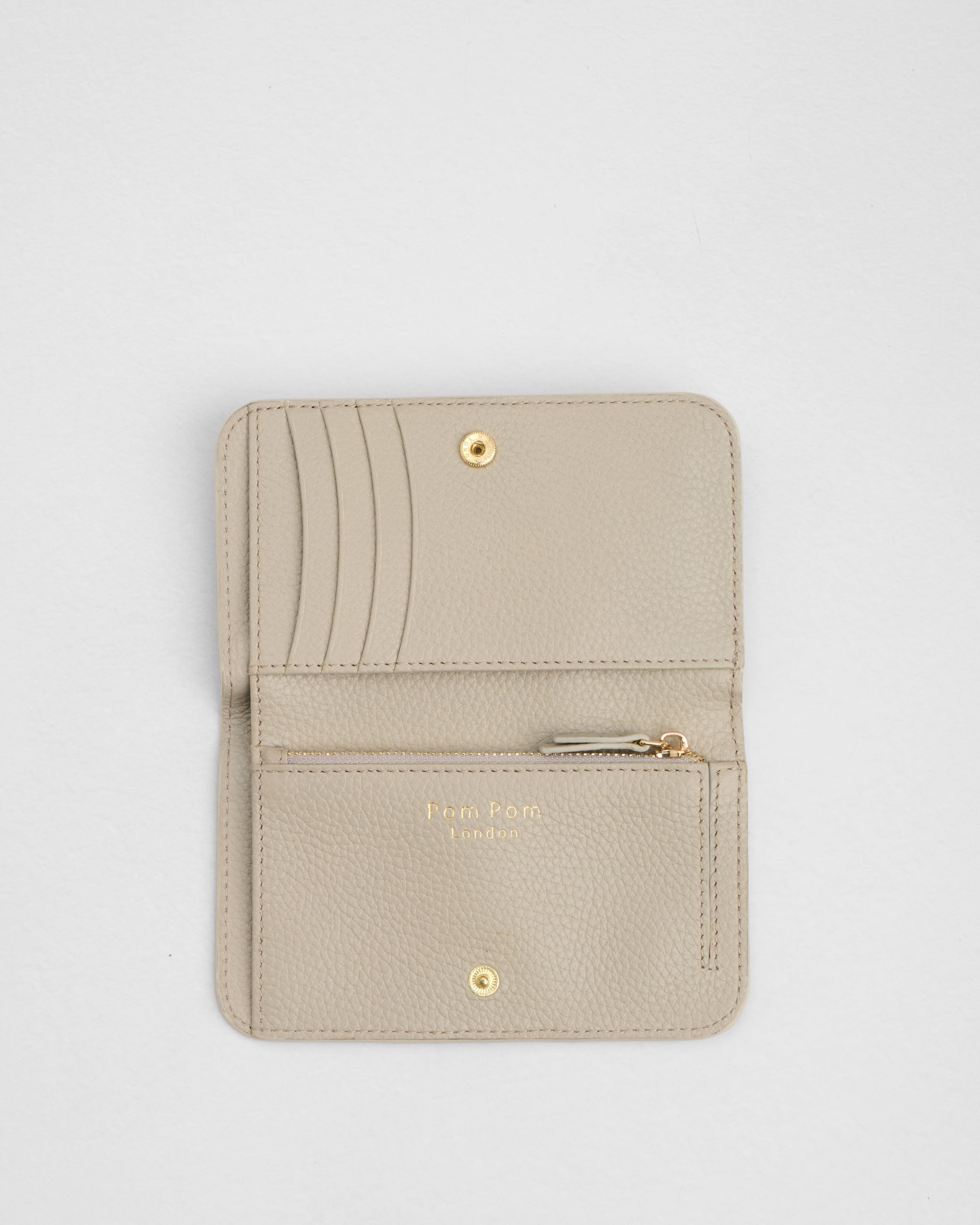 Chelsea Small Flat Wallet Stone