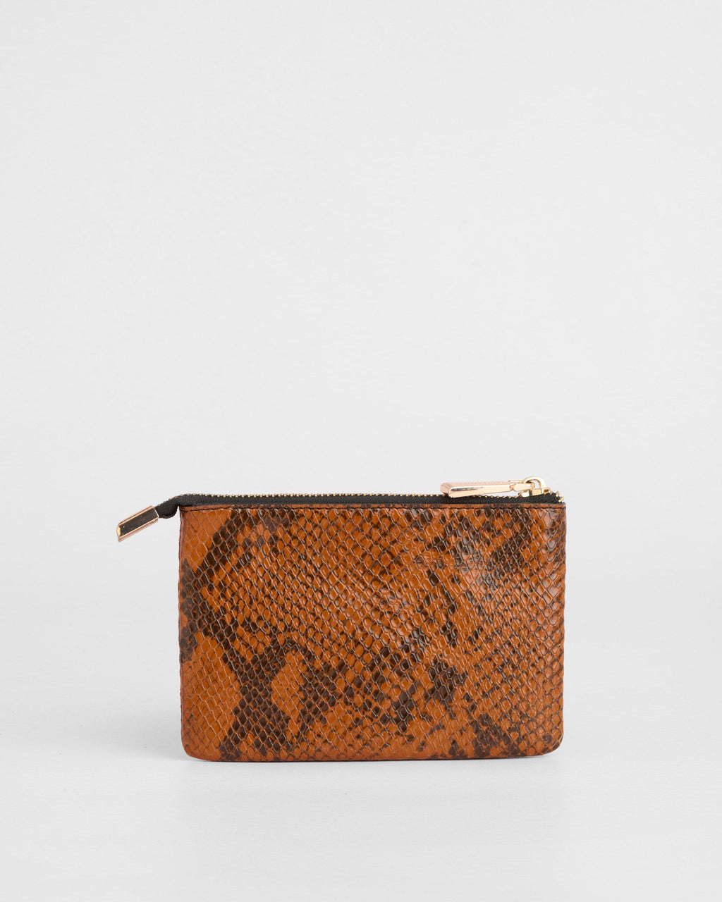 Chelsea Coin Purse Snake Effect Brown