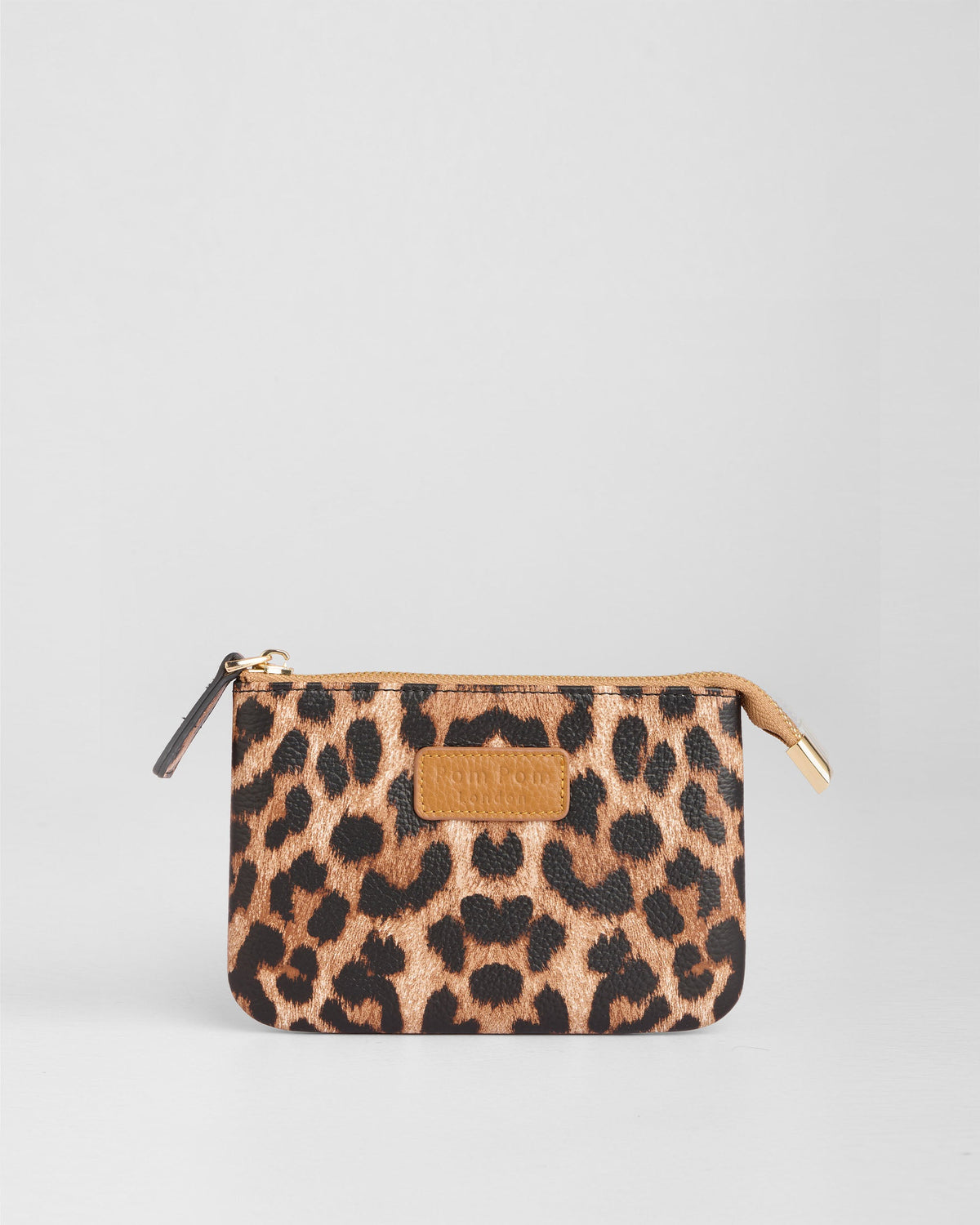 Chelsea Coin Purse Leopard Print Maple