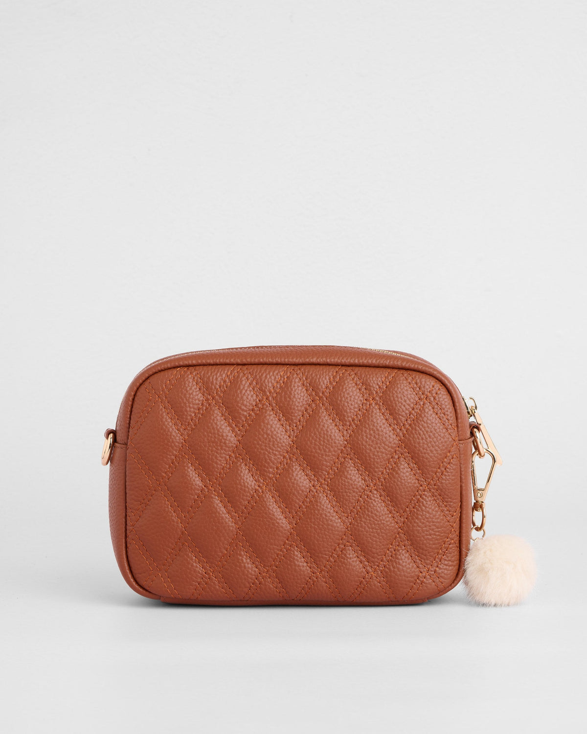 Original Bag Diamond Quilted Chestnut & Accessories