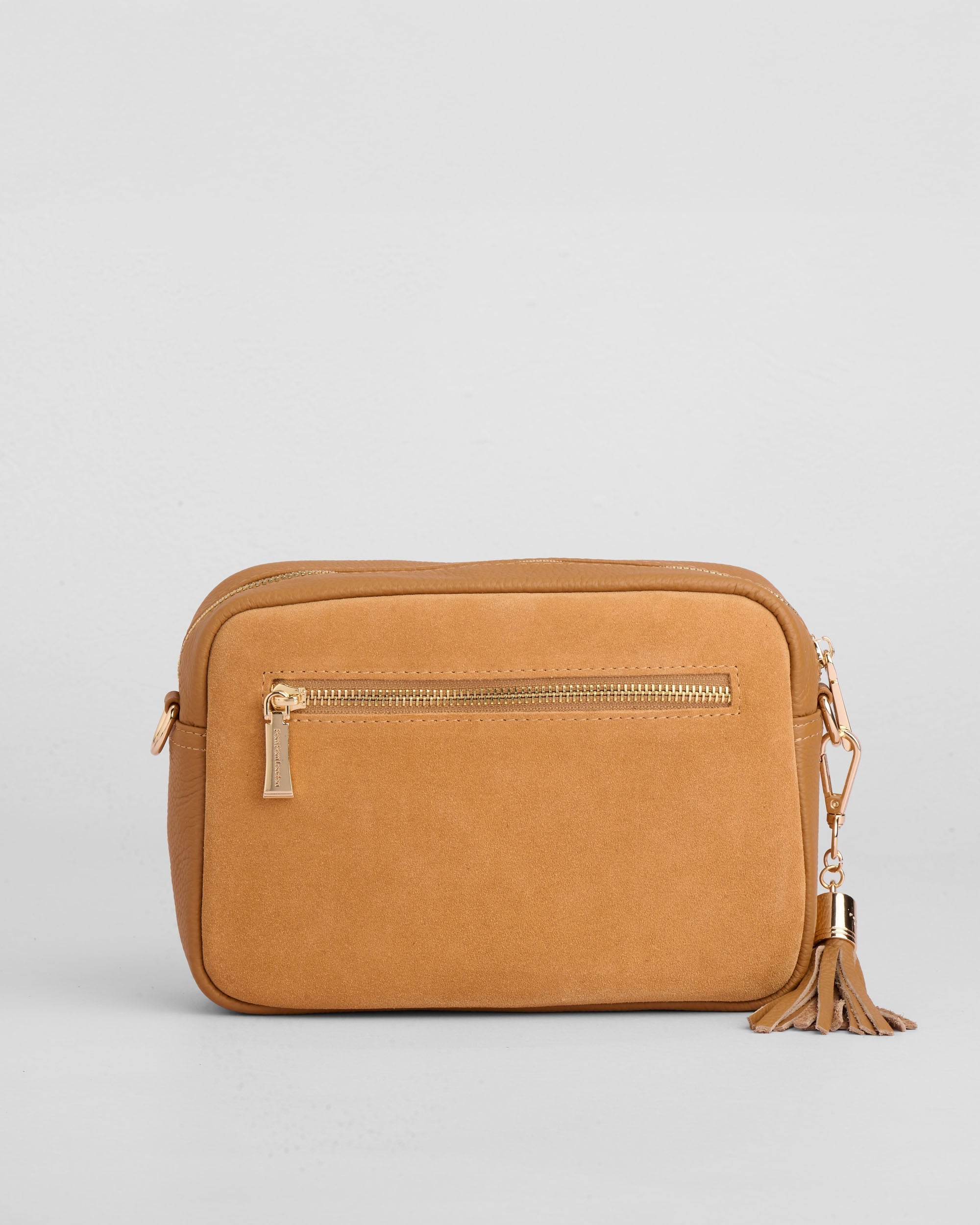 City Suede & Leather Bag Maple