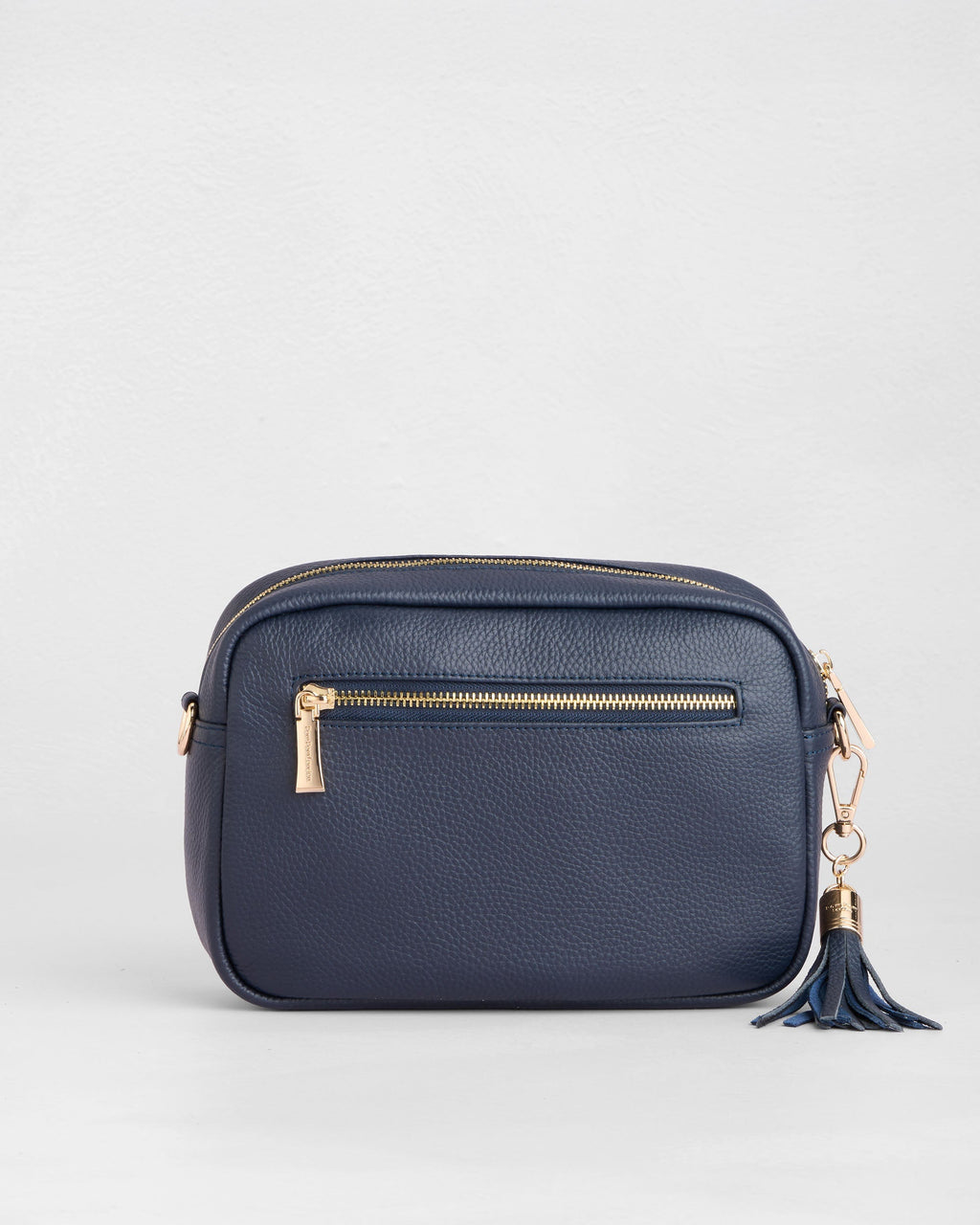 City Suede & Leather Bag Navy