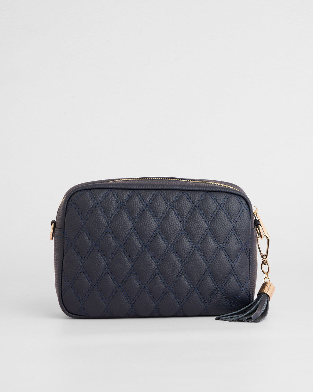 City Crossbody Bag Diamond Quilted Navy