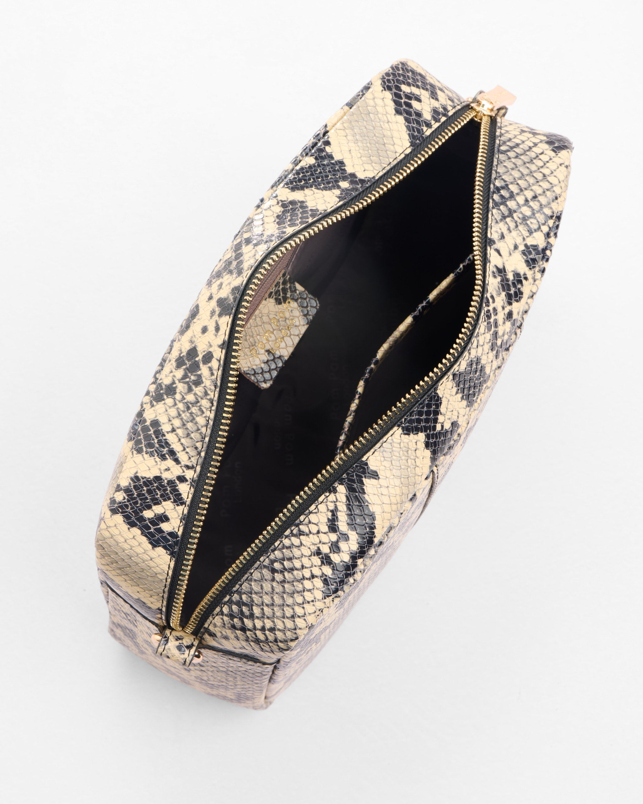 City Crossbody Bag Snake Effect Monochrome