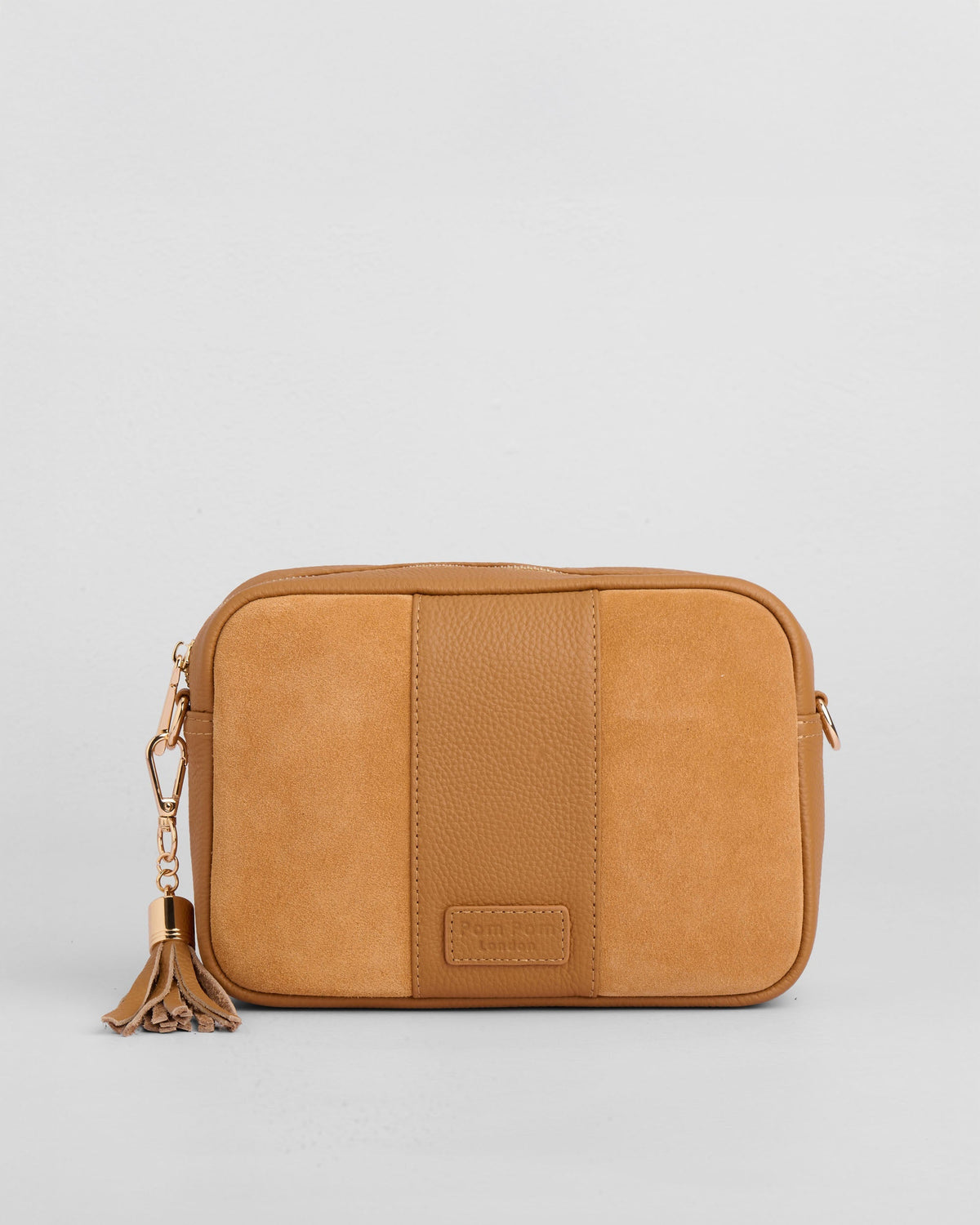 City Suede & Leather Bag Maple