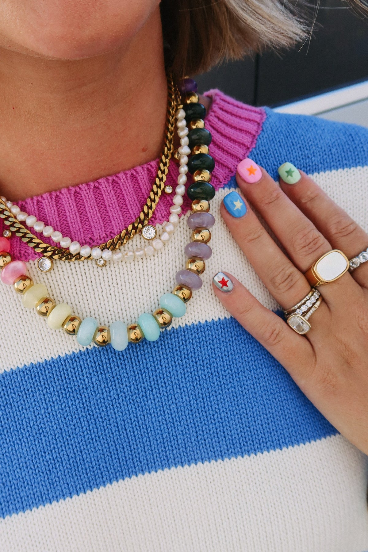 Color Theory Beaded Necklace 2