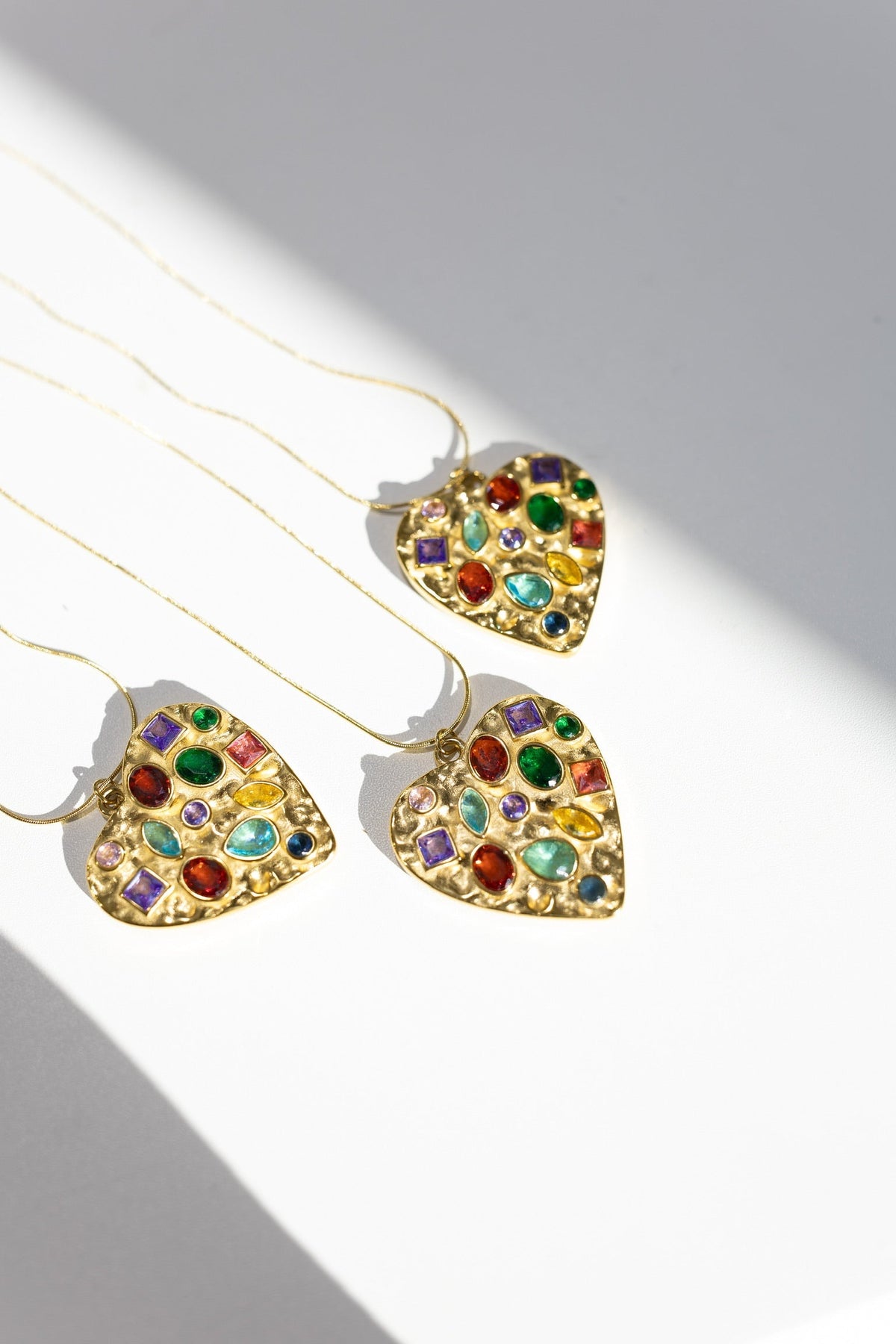 Confetti Heart Necklace