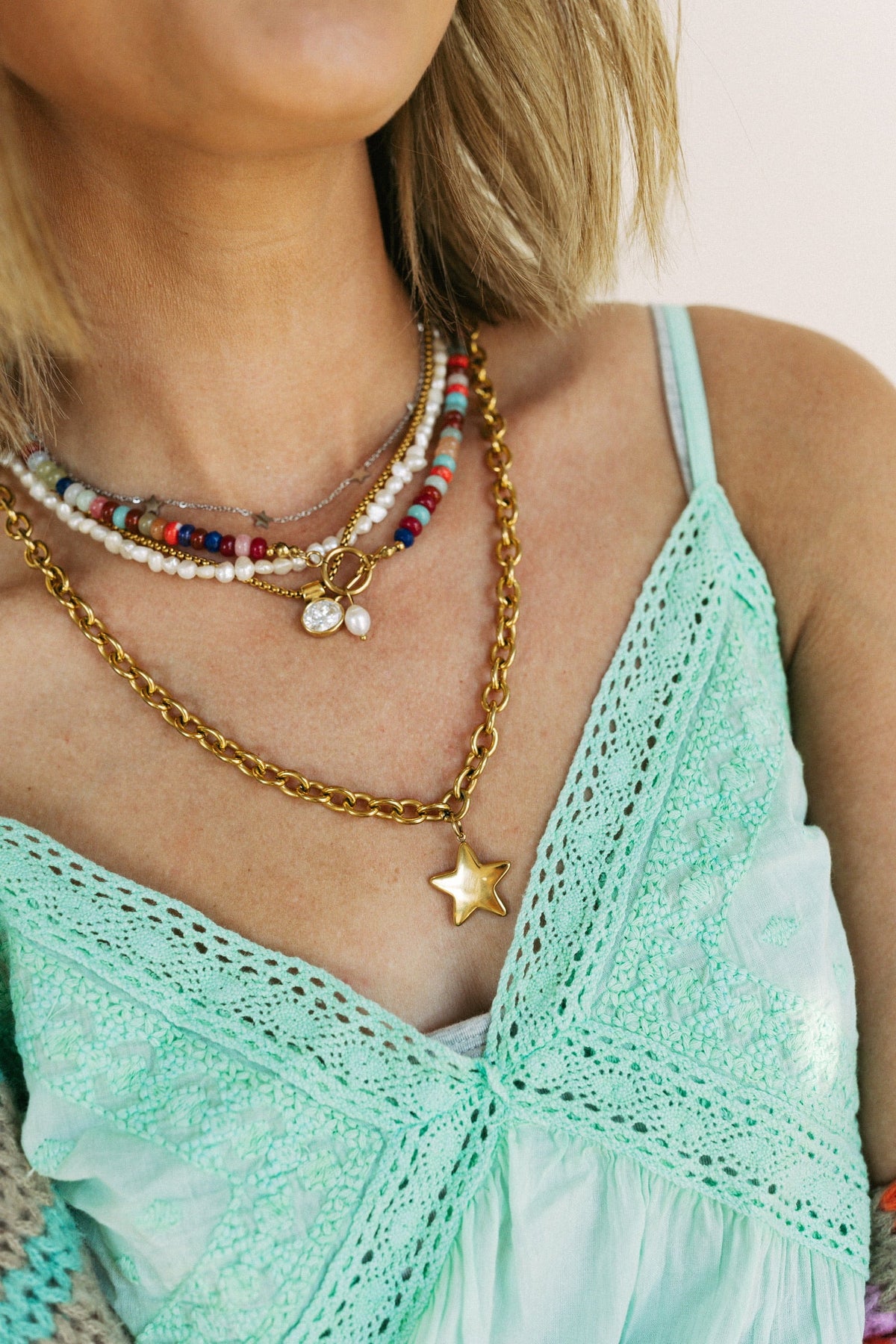 Pearl Pop Beaded Necklace 3