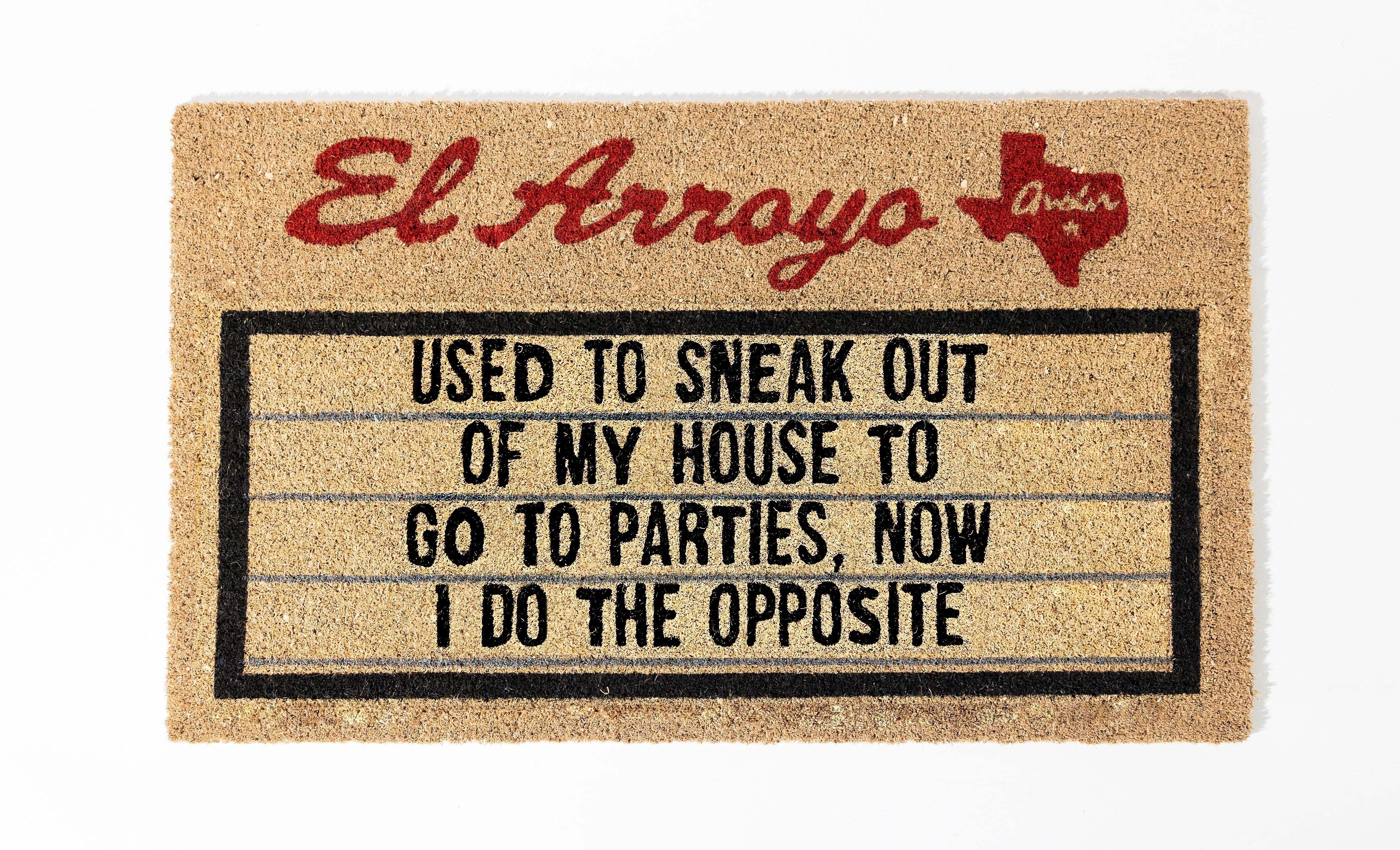 Outdoor Doormat - Sneak Out