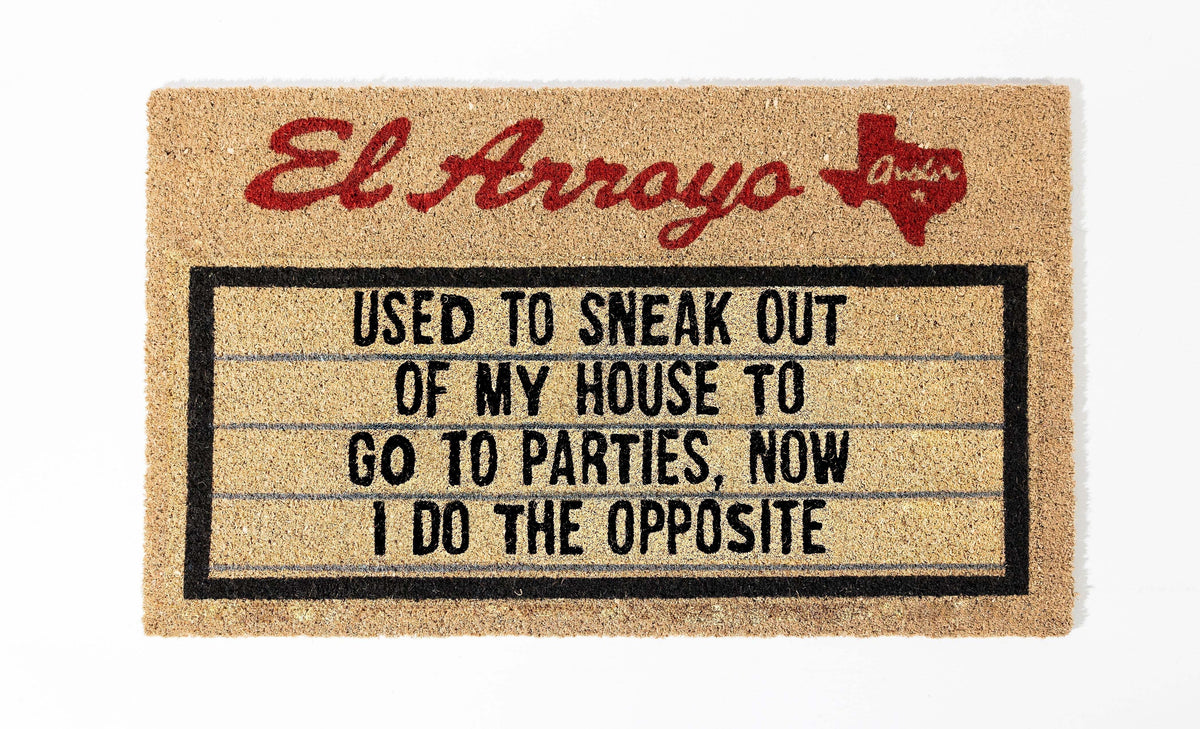 Outdoor Doormat - Sneak Out