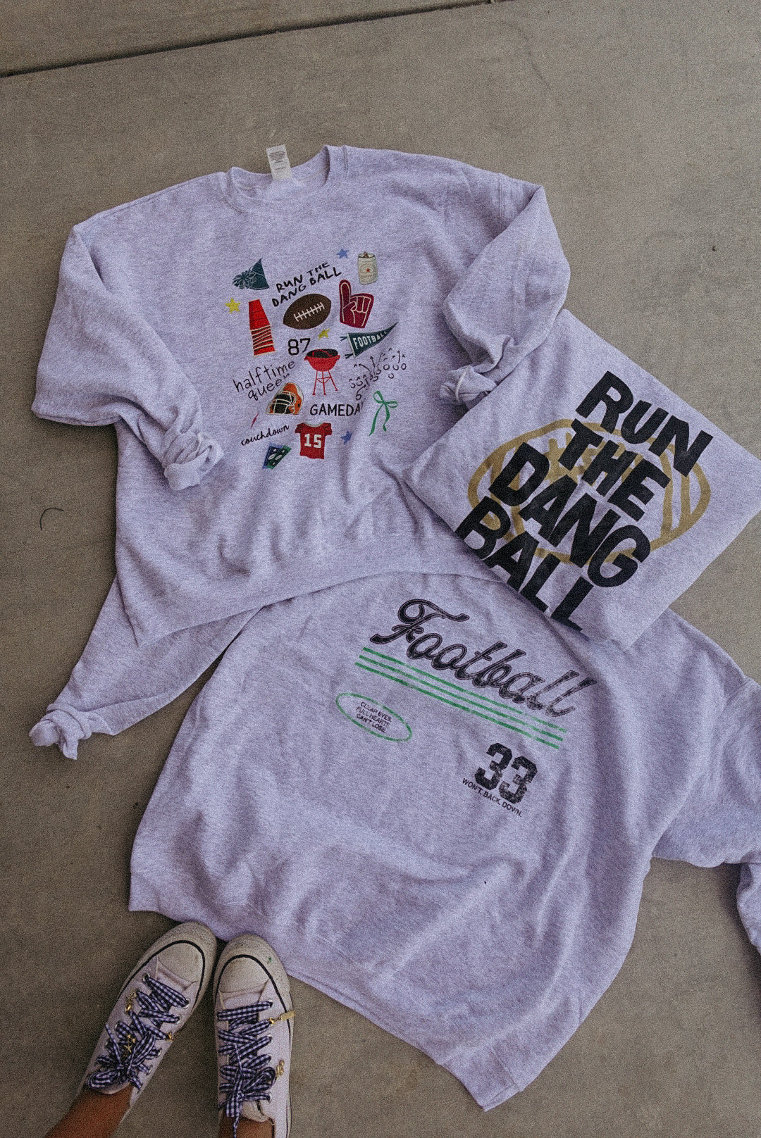 Halftime Queen Sweatshirt - Hanes / Ash
