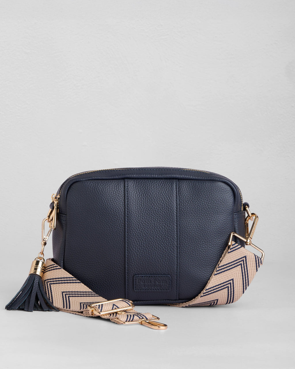 Pom Pom London City Duo Bag Navy