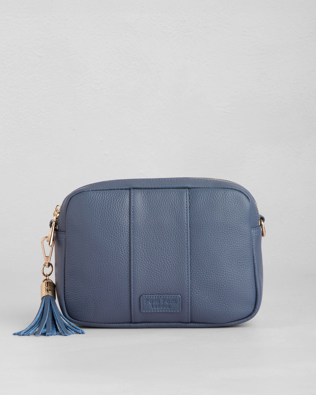 Pom Pom London City Duo Bag Slate Blue