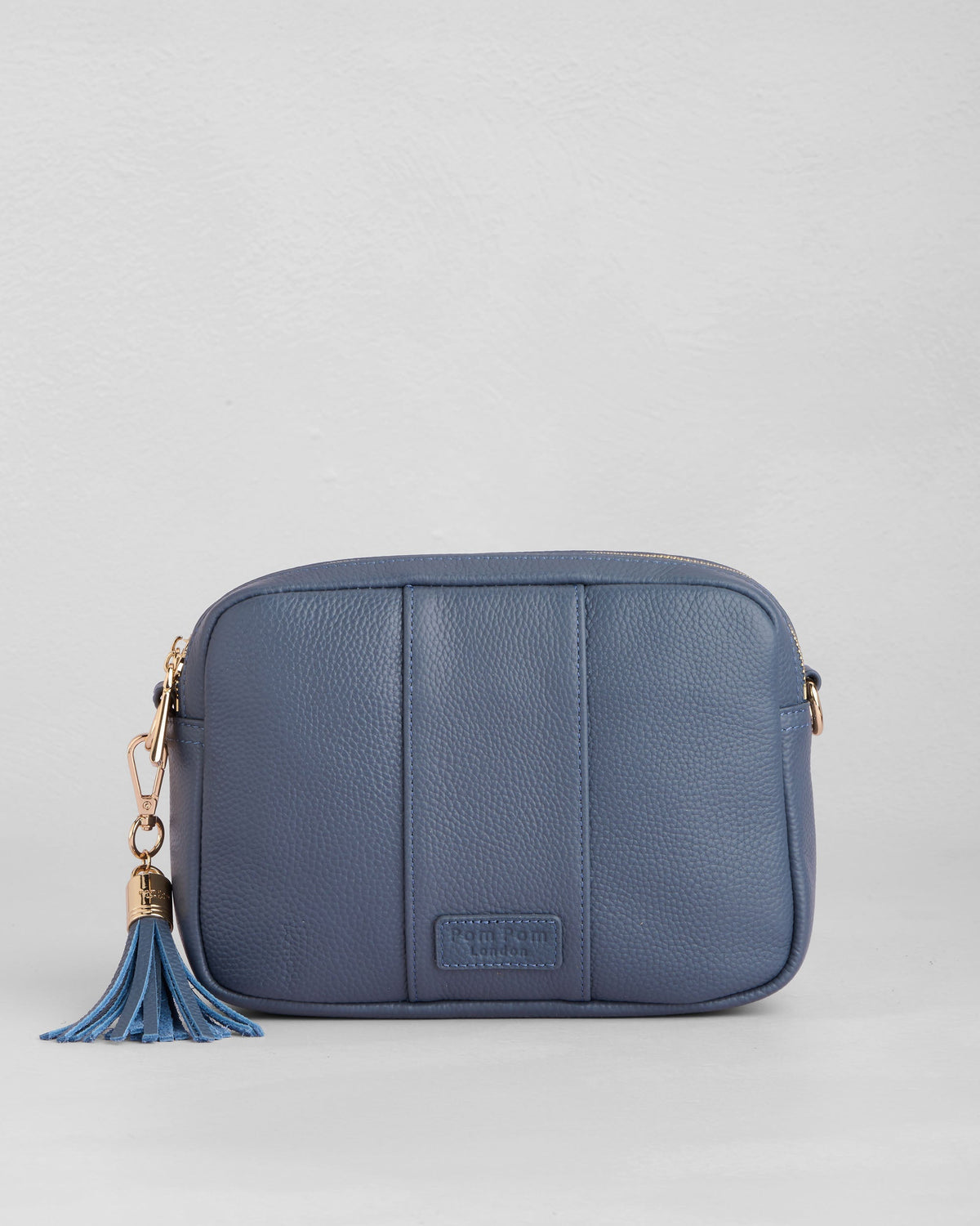 Pom Pom London City Duo Bag Slate Blue