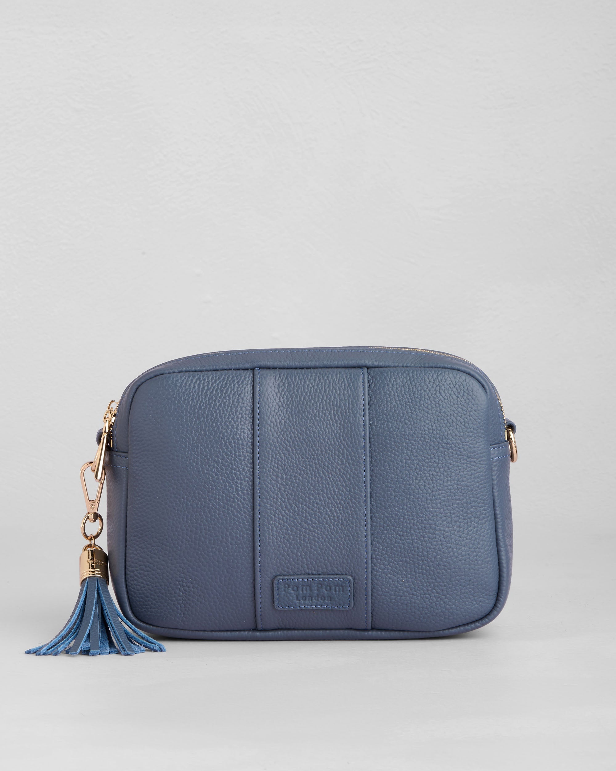 Pom Pom London City Duo Bag Slate Blue