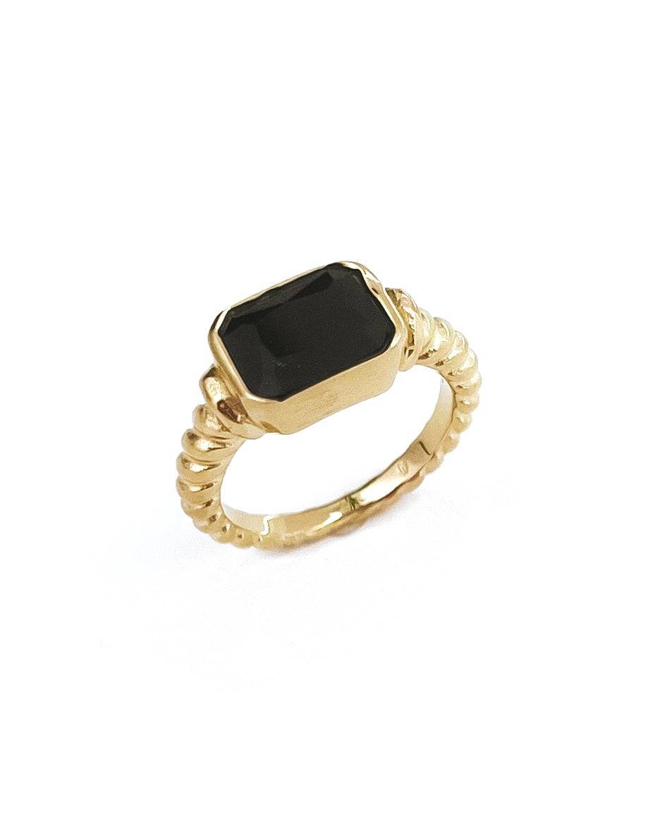 Runa Stone Ring || Choose Color