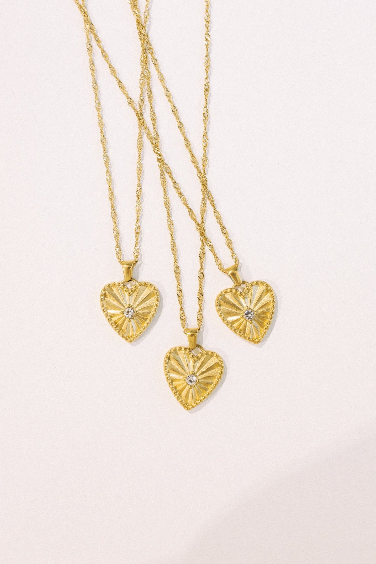 Lovestruck Crystal Heart Necklace