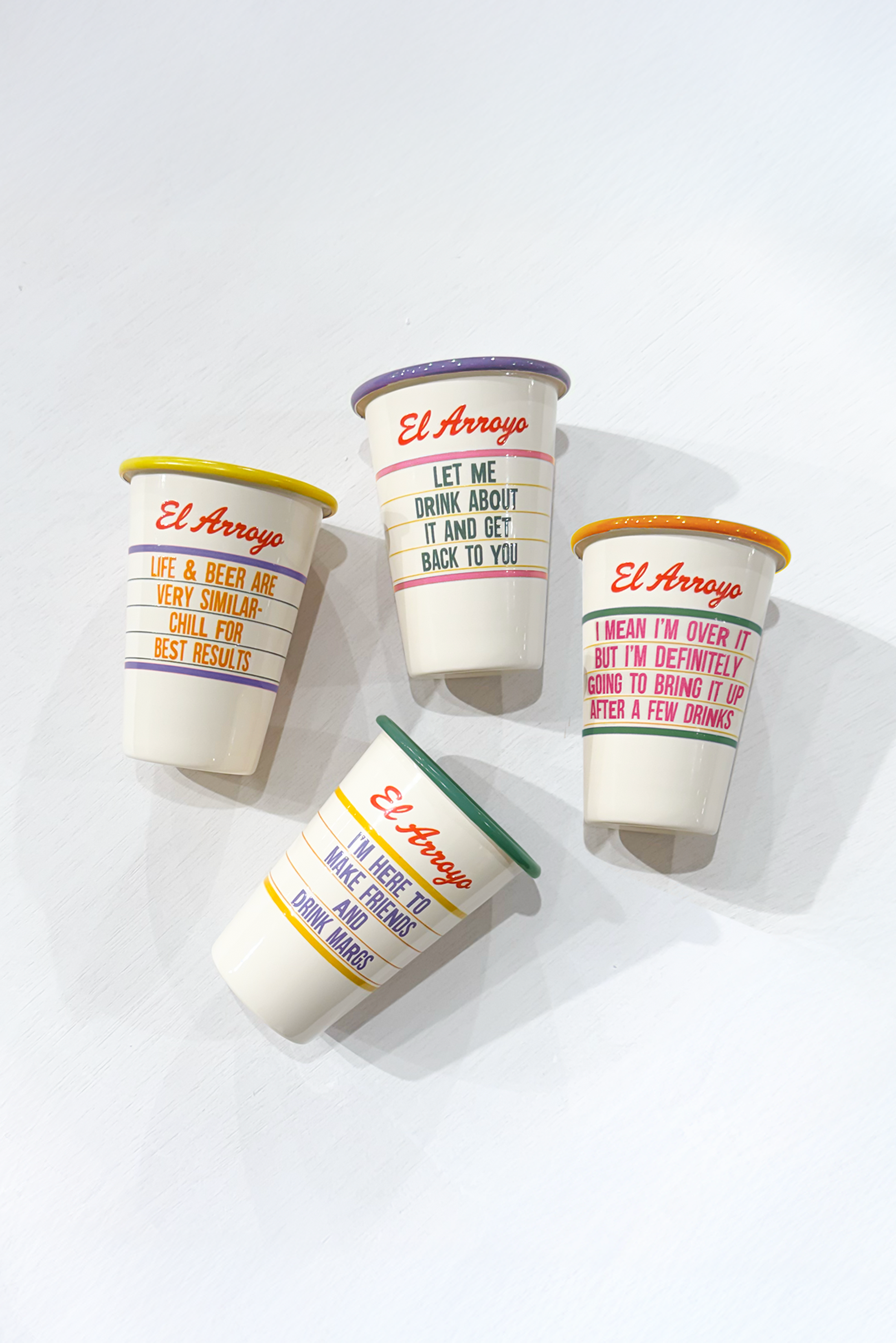 Enamel Marquee Cup - Life & Beer