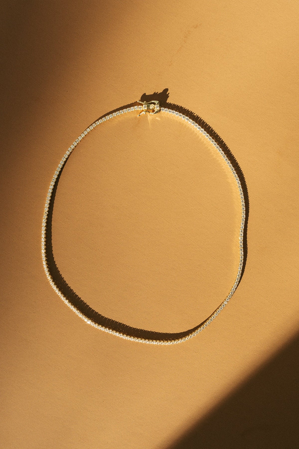 14K Luxe Timeless Tennis Necklace