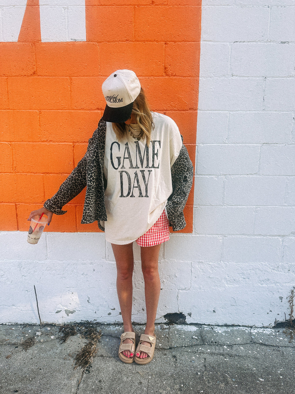 Gameday Graphic Tee - Ivory / Black