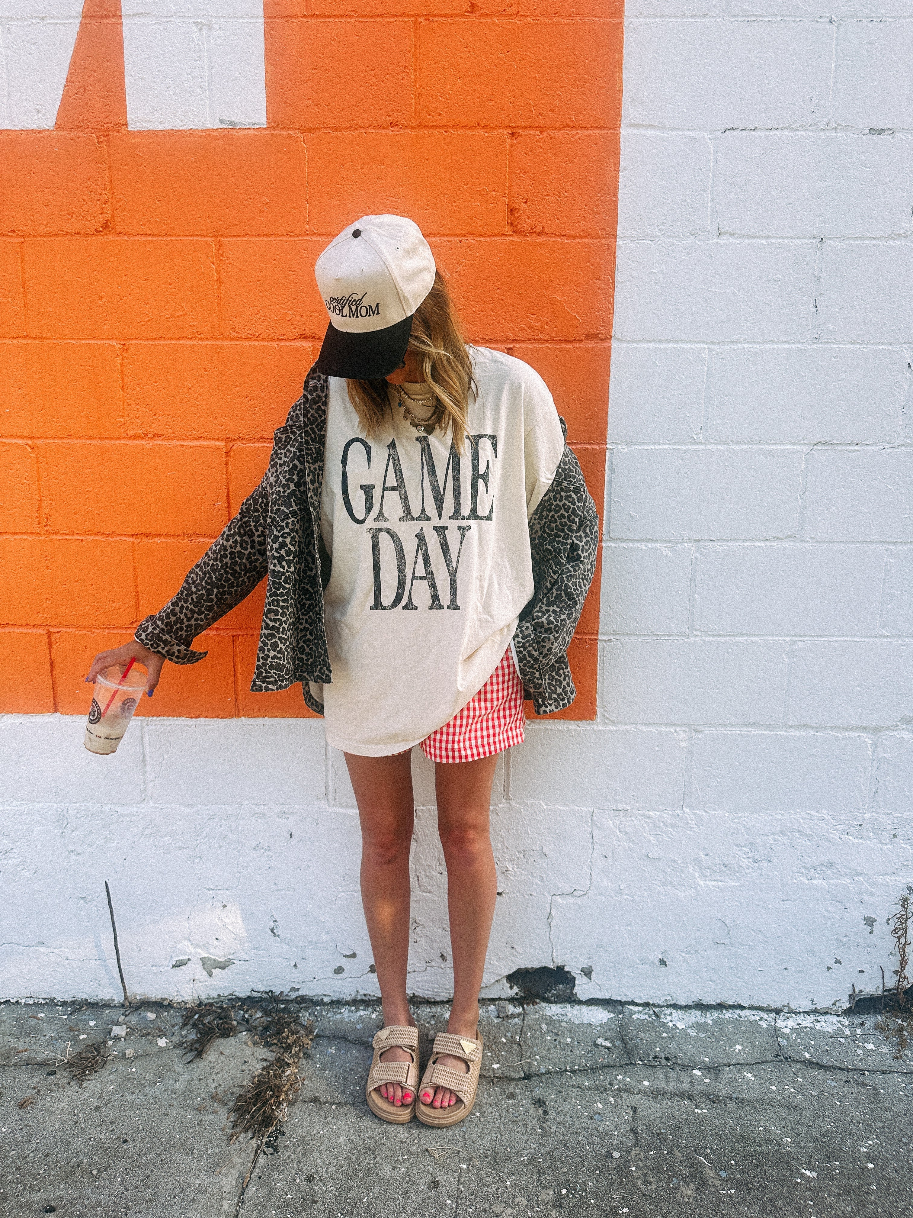 Gameday Graphic Tee - Ivory / Black