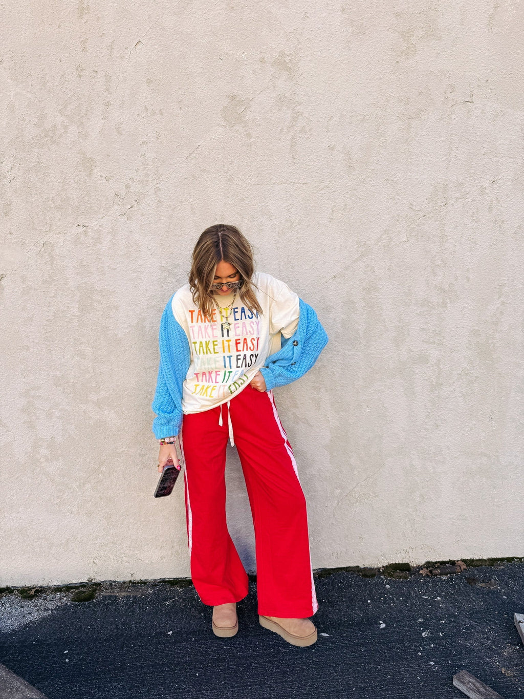 Take it Easy Graphic Tee - Ivory