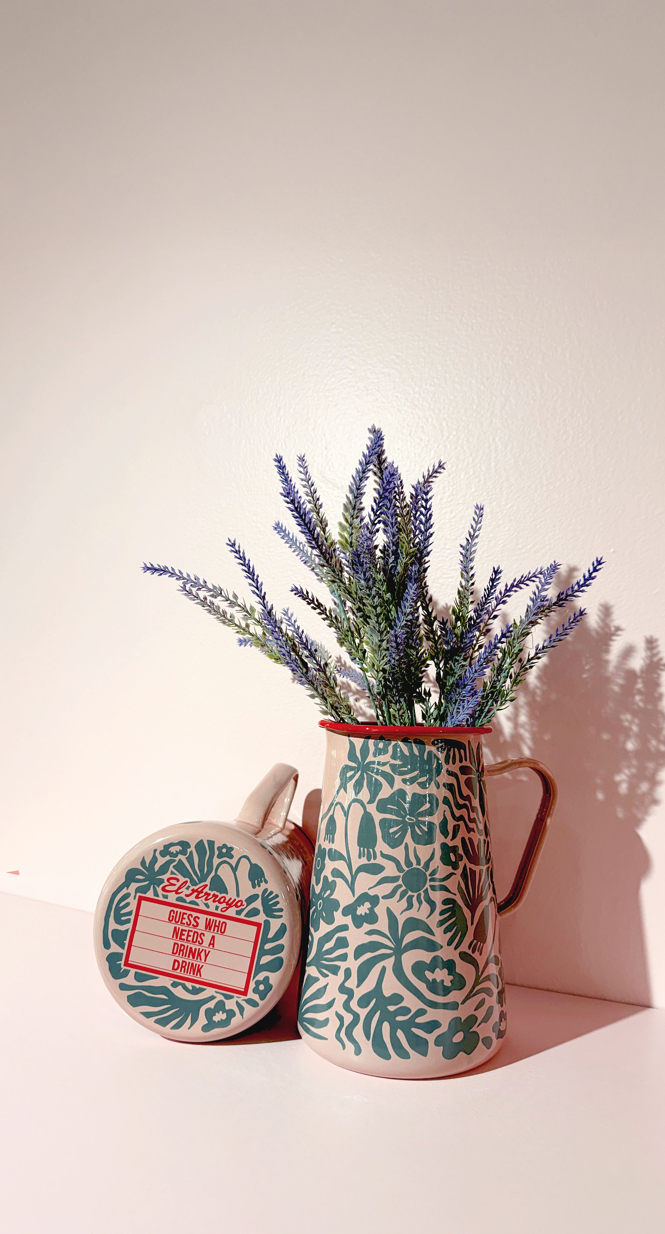 Enamel Pitcher - Drinky Drink