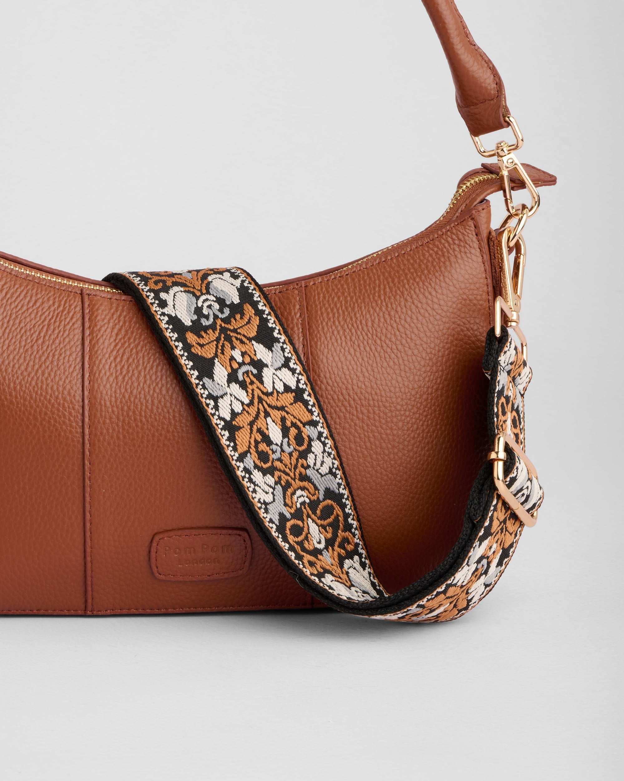 Pom Pom London Edgware Bag Chestnut