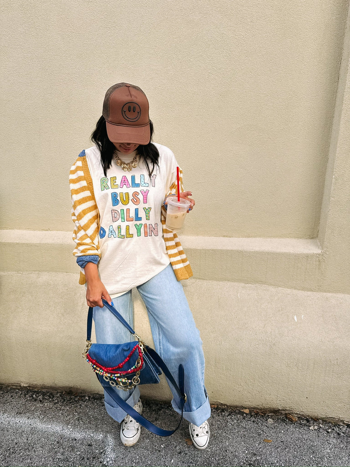 Dilly Dallying Graphic Tee - Ivory