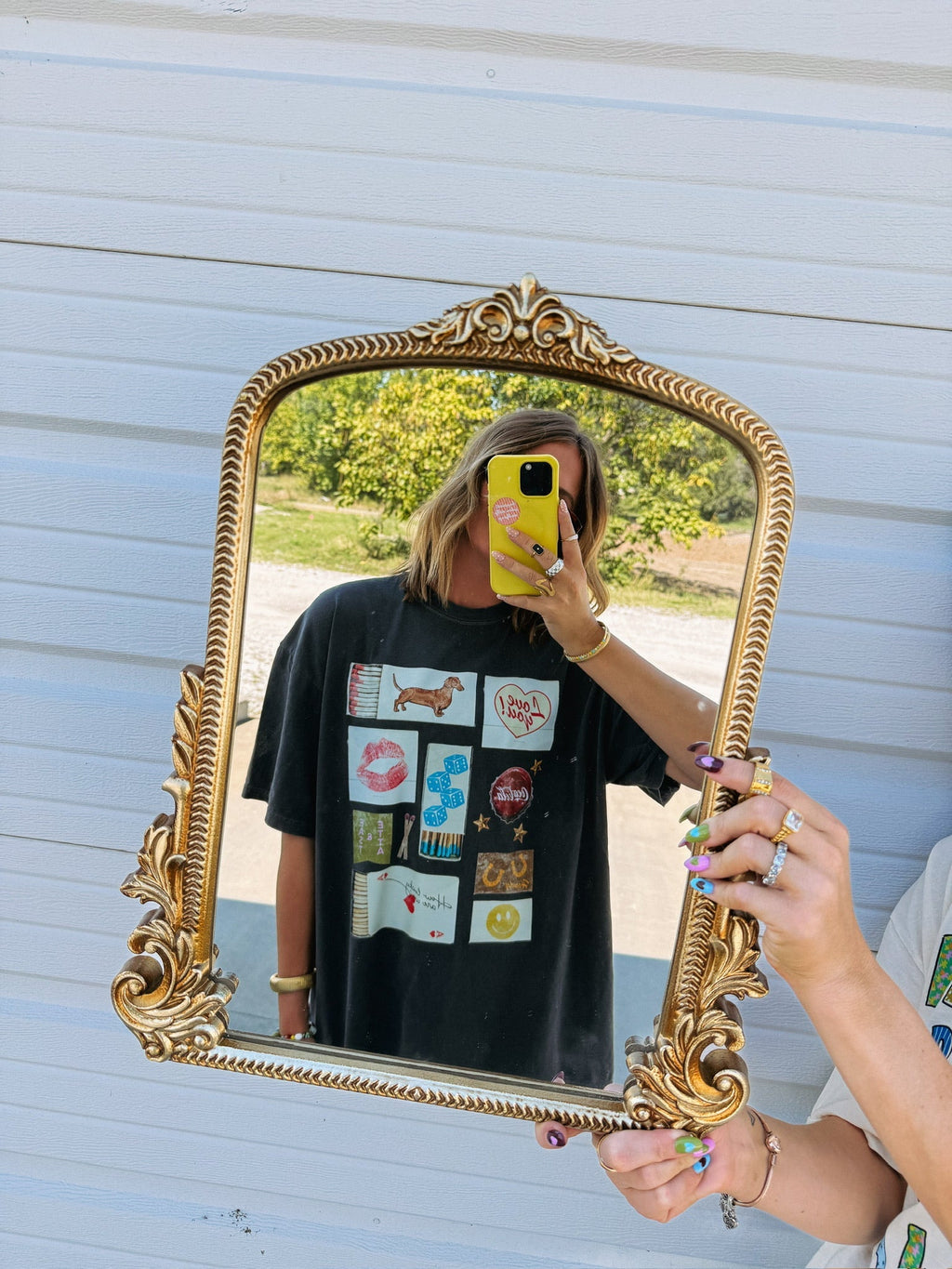 Harvey Matchbox Graphic Tee - Charcoal