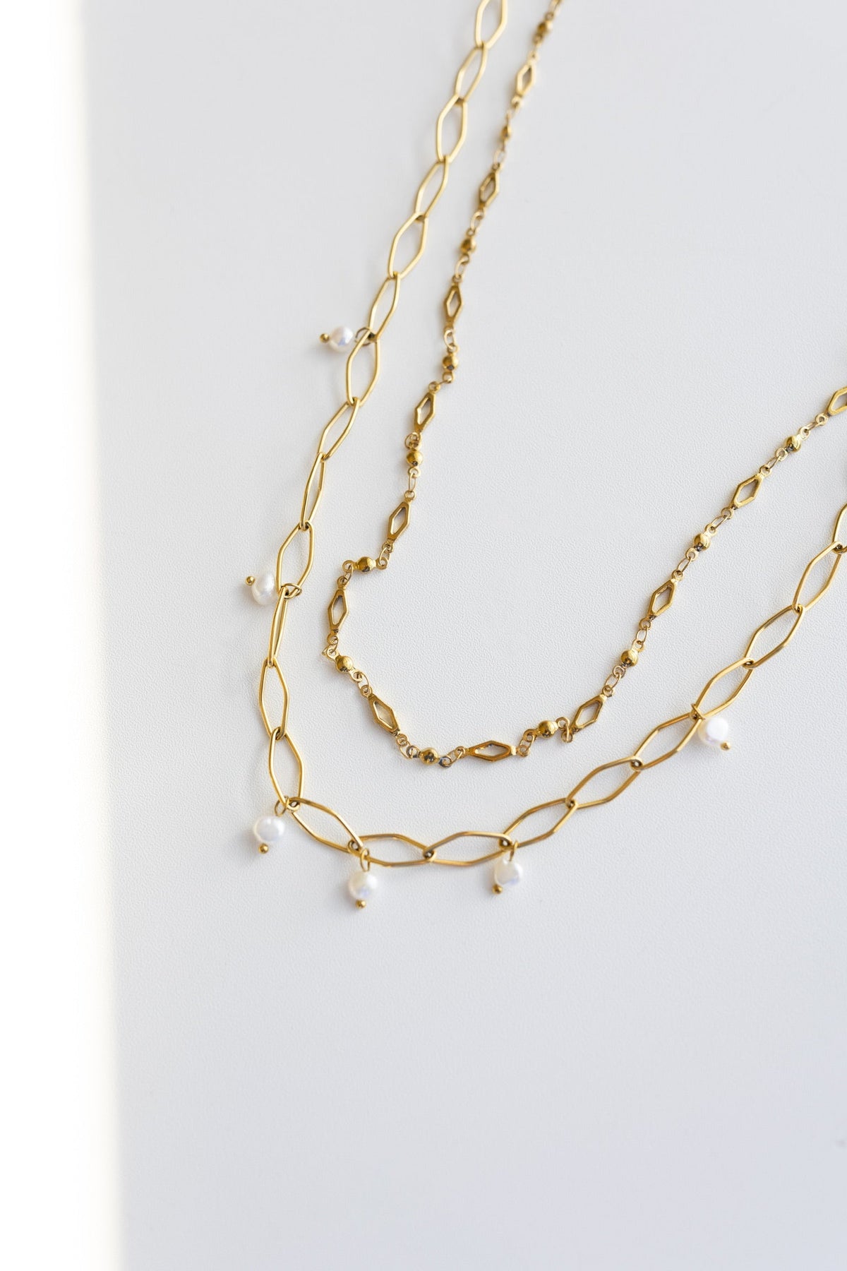 Loreal Layered Pearl Necklace