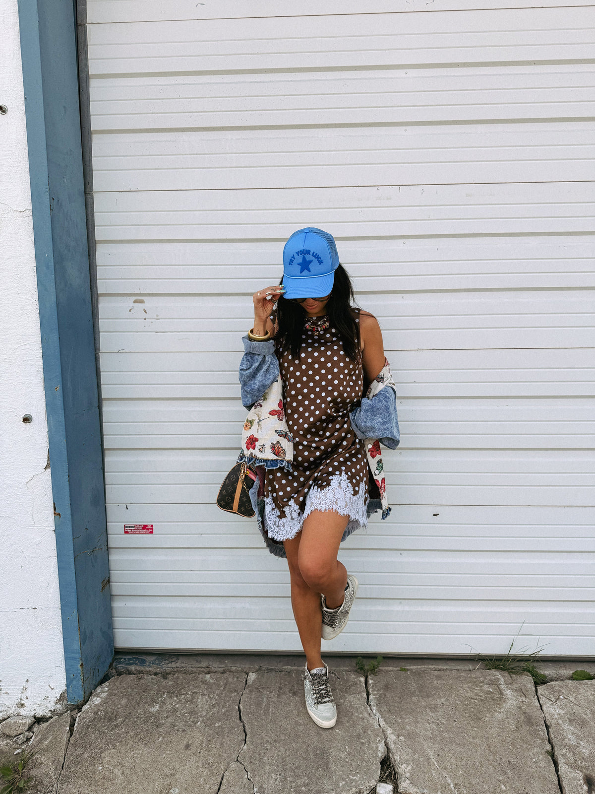 Try Your Luck Trucker Hat - Blue 2