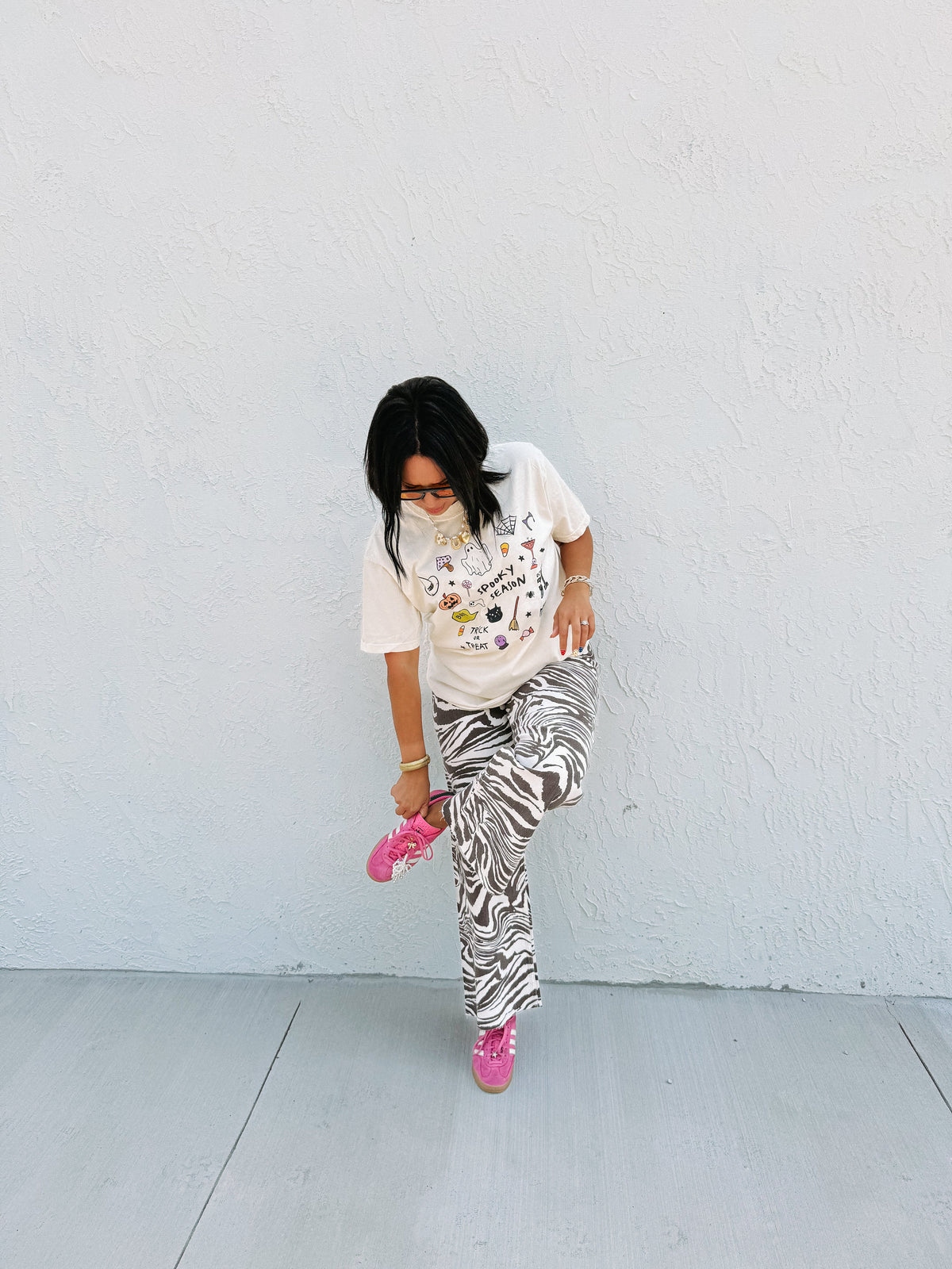 My Spooky Graphic Tee - Ivory