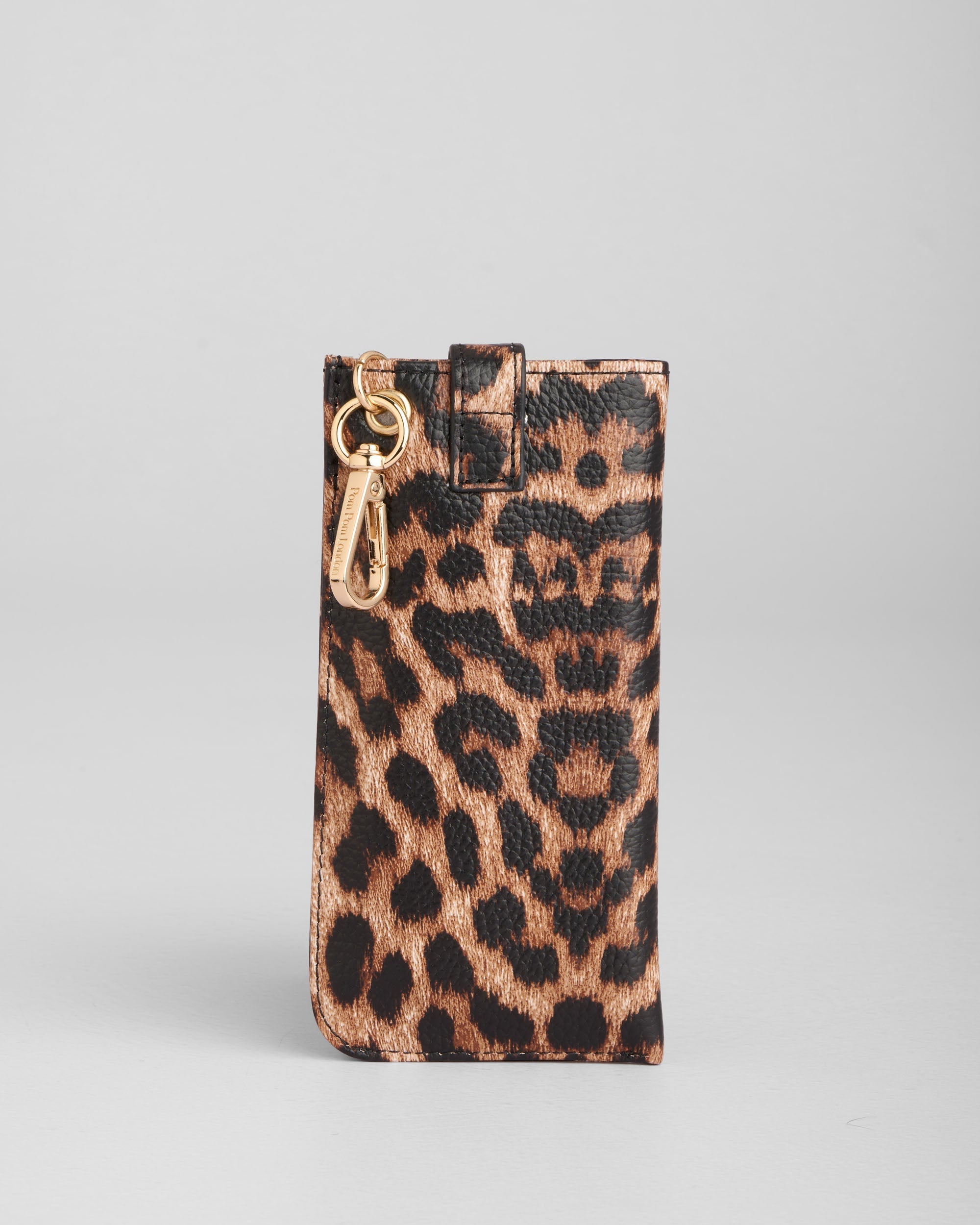 Grosvenor Glasses Case Leopard Print Black