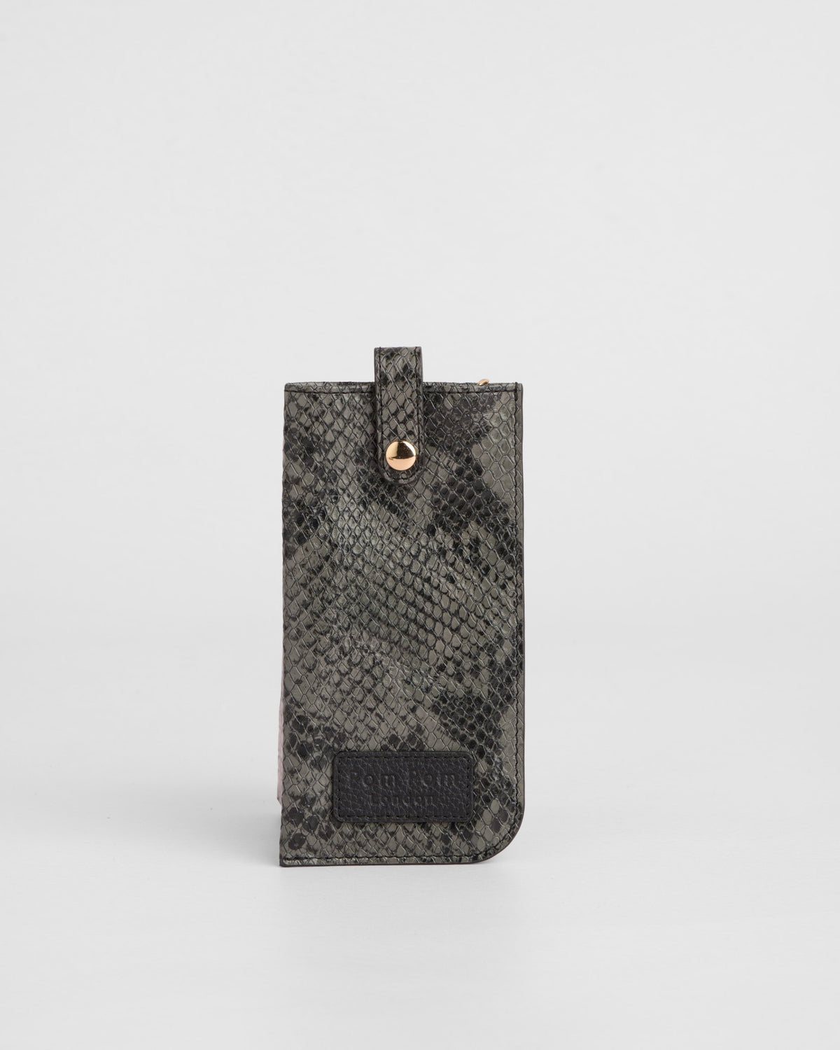 Grosvenor Glasses Case Snake Effect Black