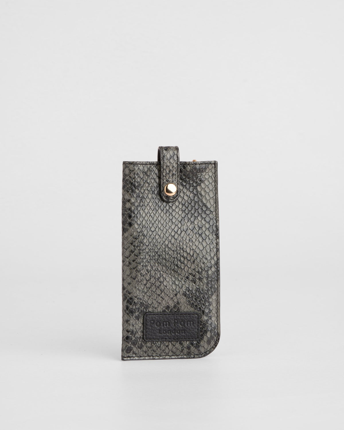 Grosvenor Glasses Case Snake Effect Black 2
